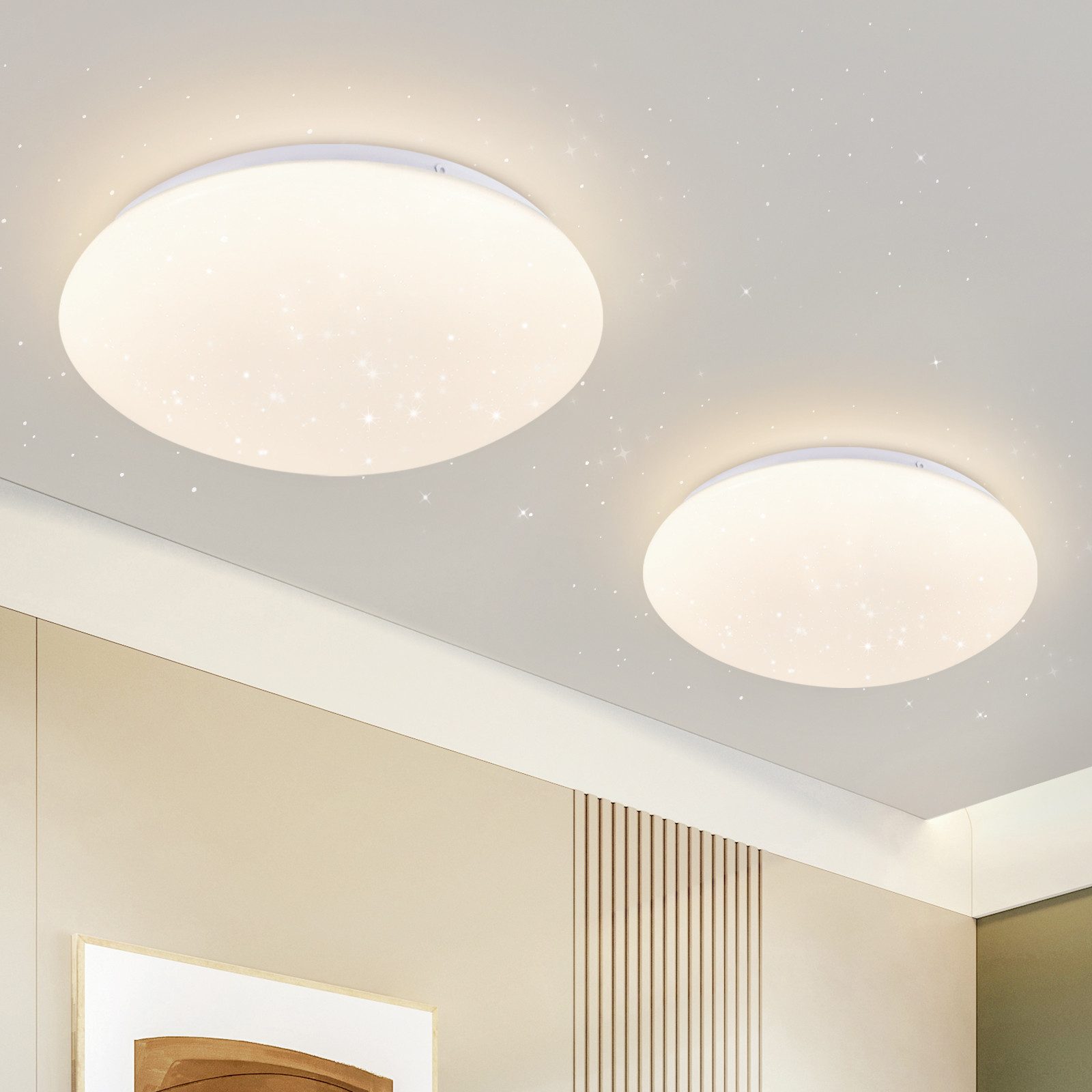 ZMH LED Deckenleuchte Wohnzimmer Ø16.5CM Rund günstig online kaufen