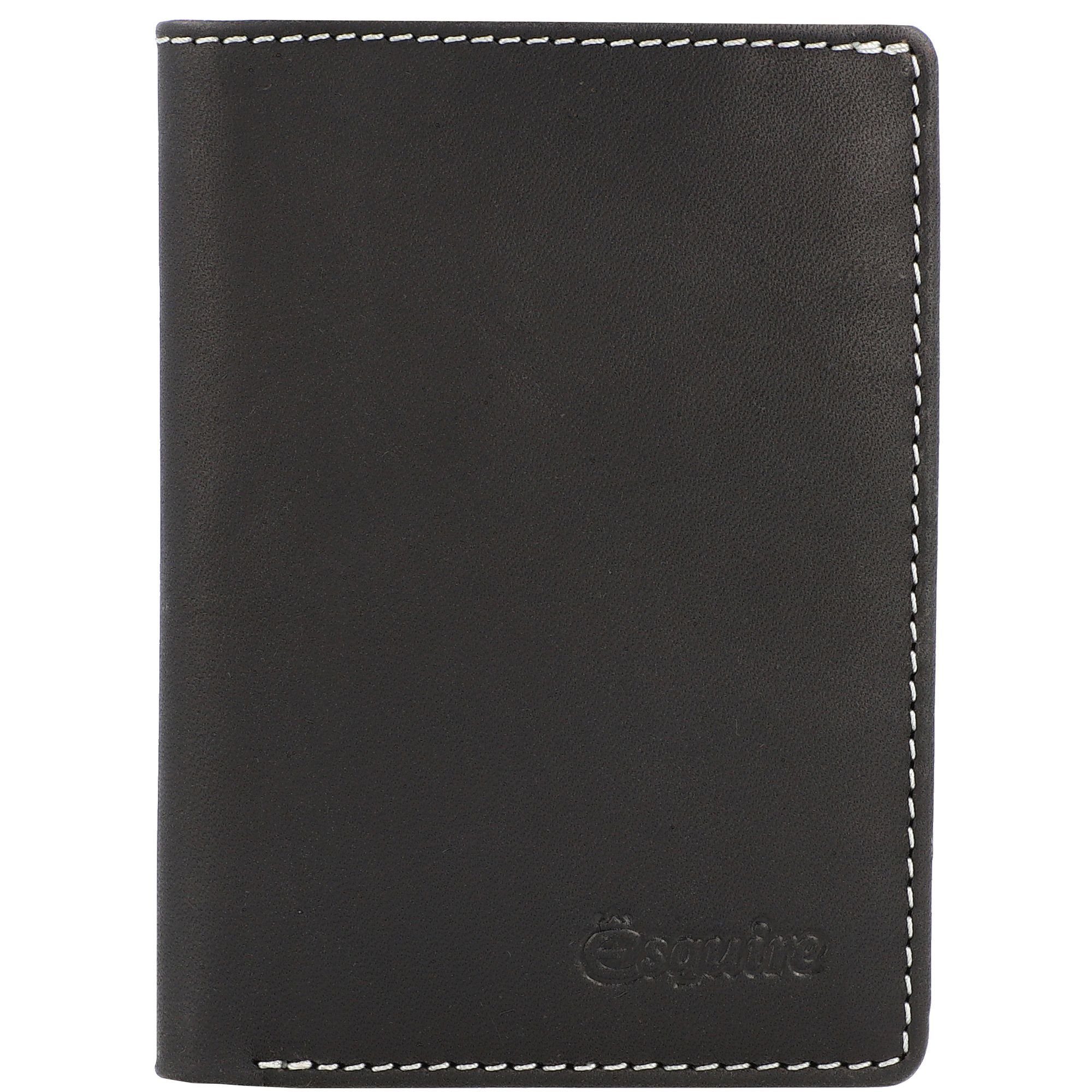 Esquire Leder schwarz Etui Oslo,