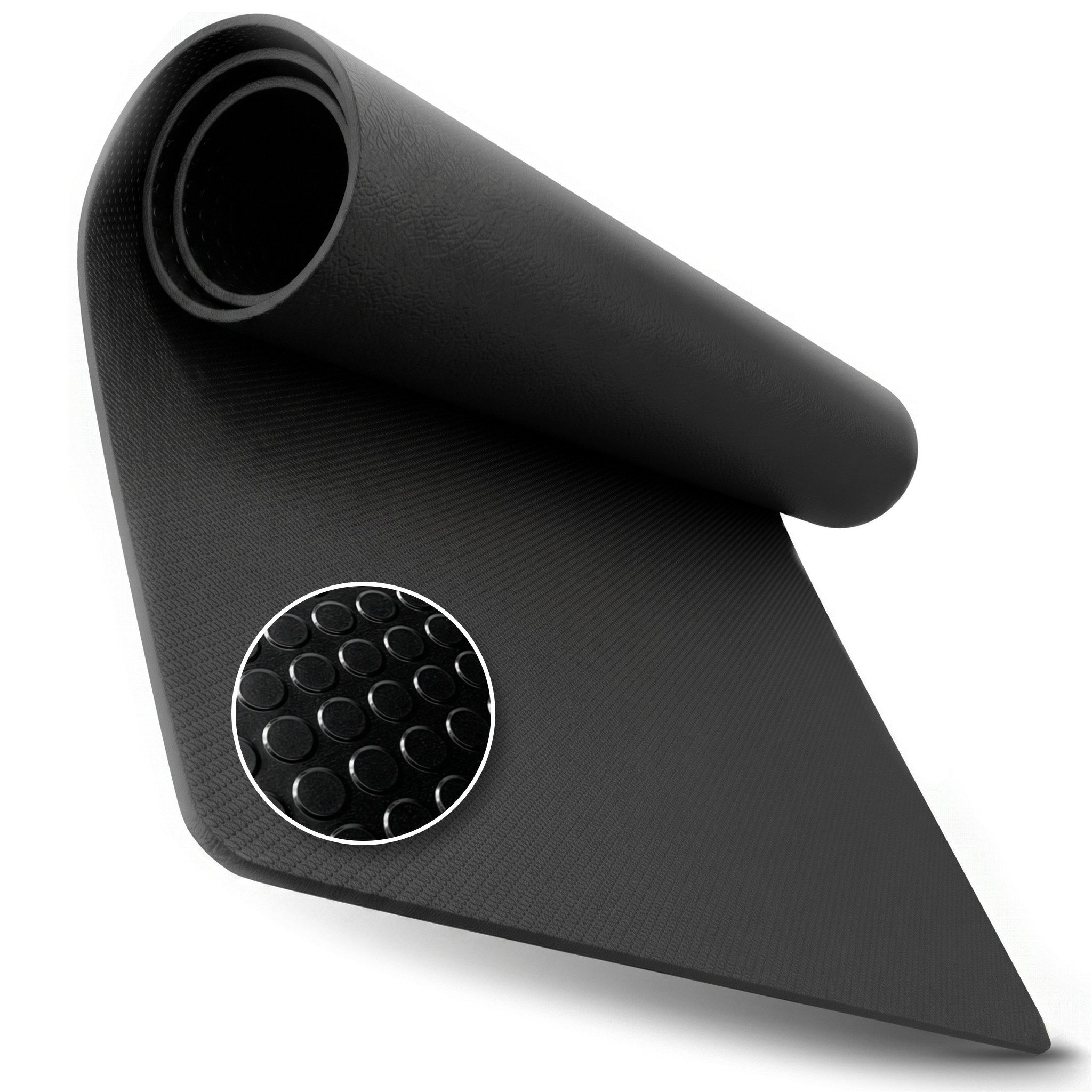 Floordirekt Bodenmatte Sparta Fitnessgeräte-Unterlage 8 mm, rutschfest & stoßdämpfend, Vibrationsdämpfend, Bodenschonend