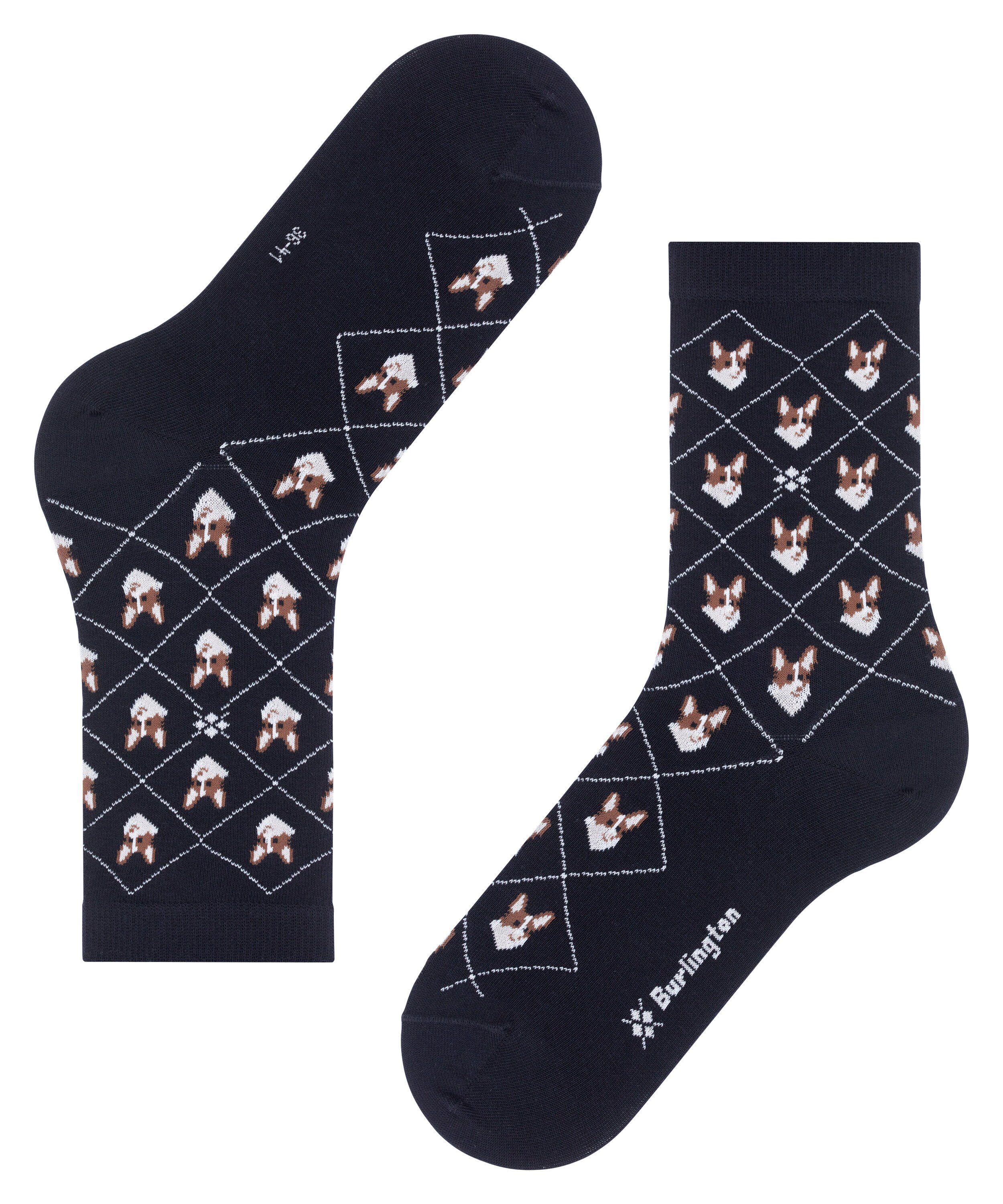 black (1-Paar) Corgi (3000) Burlington Socken