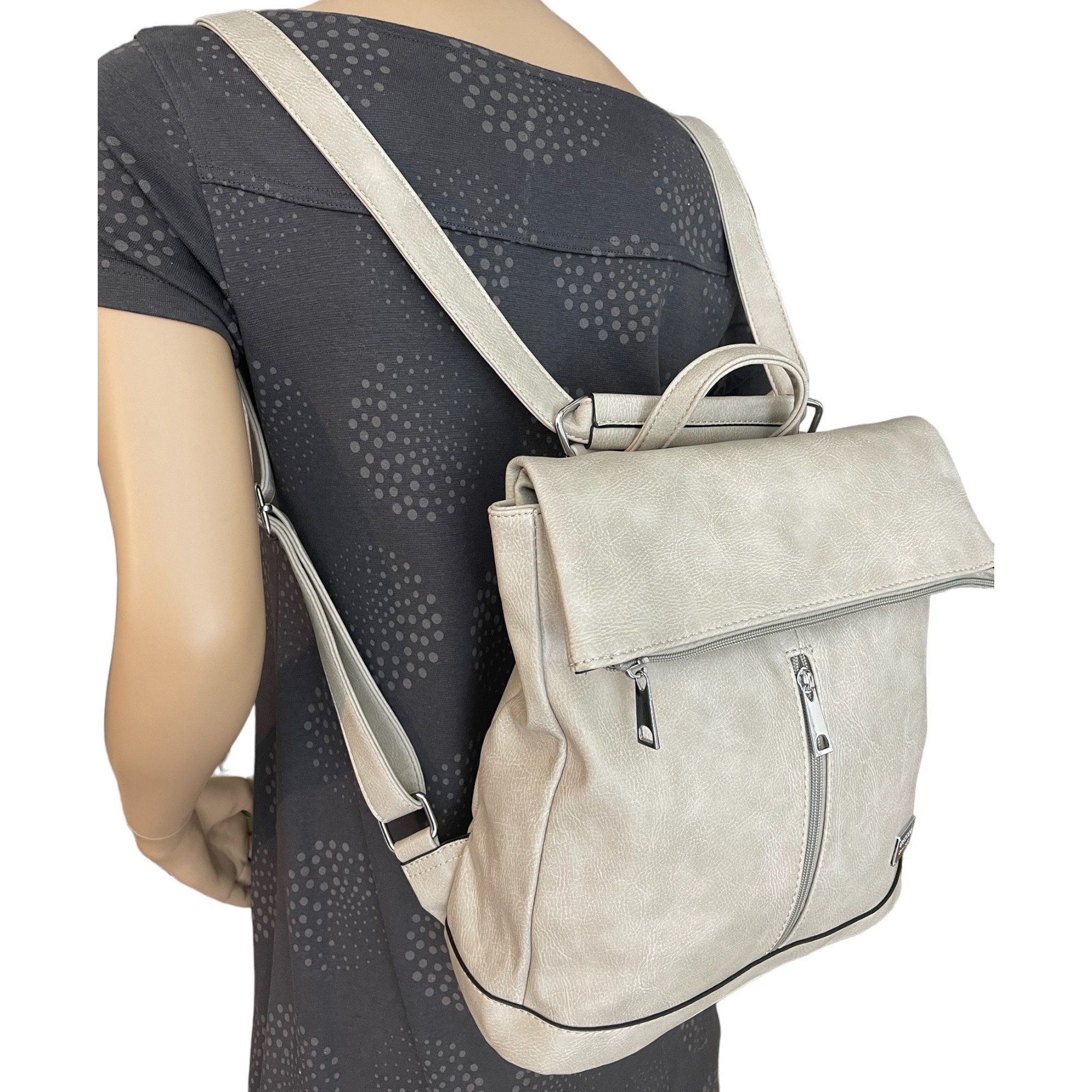 Taschen4life Rucksack 2in1 Rucksack & Umhängetasche günstig online kaufen