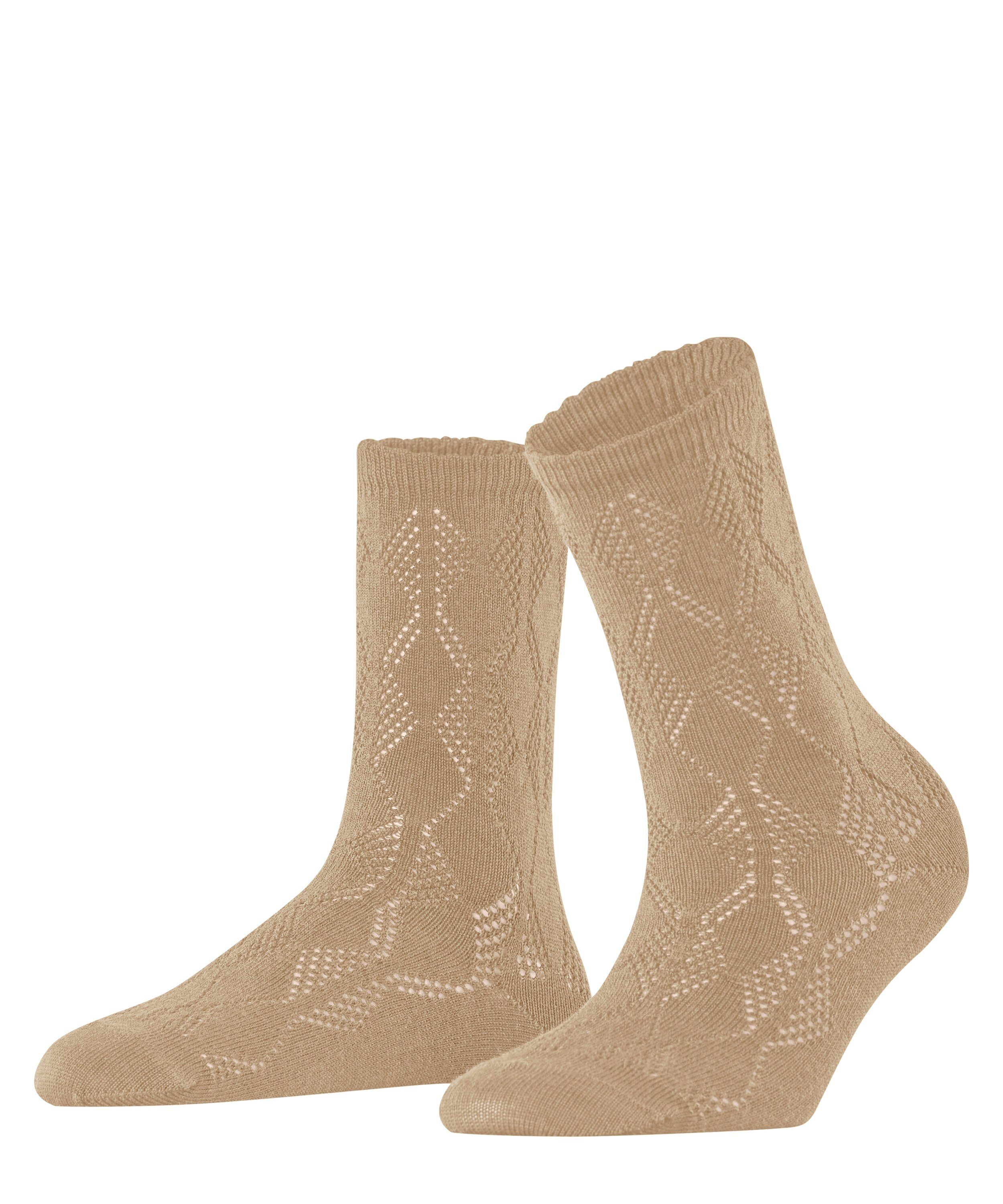FALKE Socken Argyle Vibe (1-Paar) dune (4086)