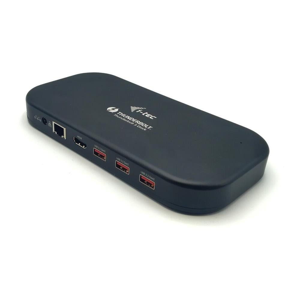 I-TEC Laptop-Dockingstation Thunderbolt 3/USB-C Dual 4K Docking Station, USB-C zu DisplayPort Kabel 1,5m Power Delivery 60W