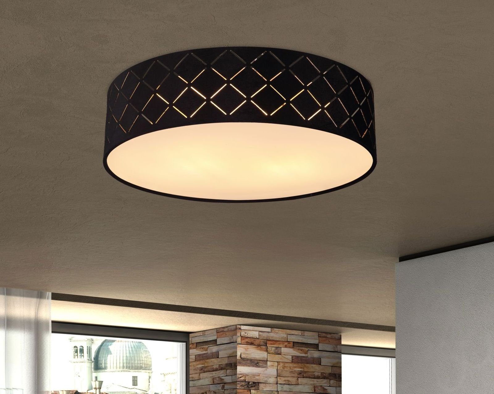 GLOBO LIGHTING Deckenleuchte Deckenleuchte Wohnzimmer Deckenlampe günstig online kaufen