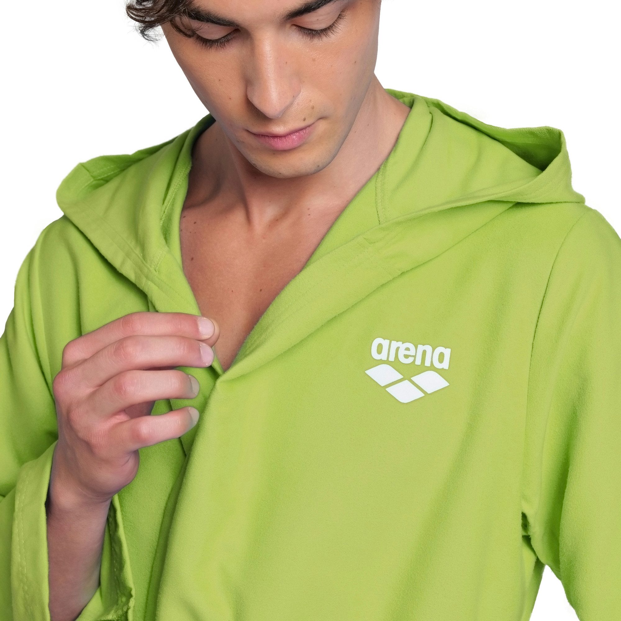 Arena Bademantel Arena Unisex Bademantel Compact Microfiber Robe 009034, Standardgröße, Ohne Verschluss