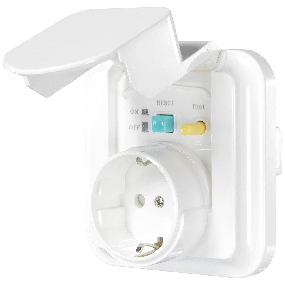 Sygonix Steckdose Sygonix SY-5775152 1fach Unterputz-Fehlerstrom-Sicherheitssteckdose e
