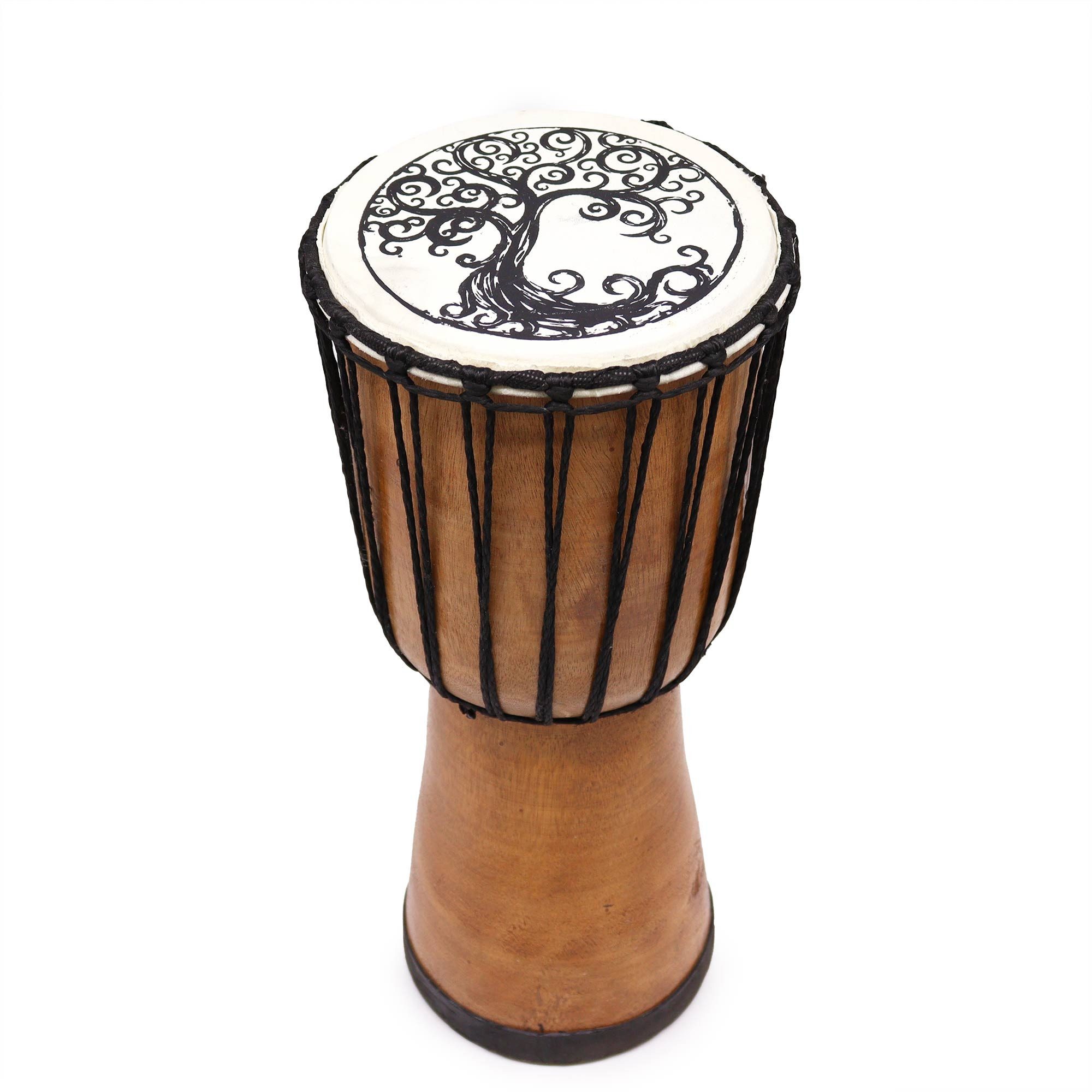 Trommel Handgefertigte Djembe-Trommel mit breiter Decke - 40cm