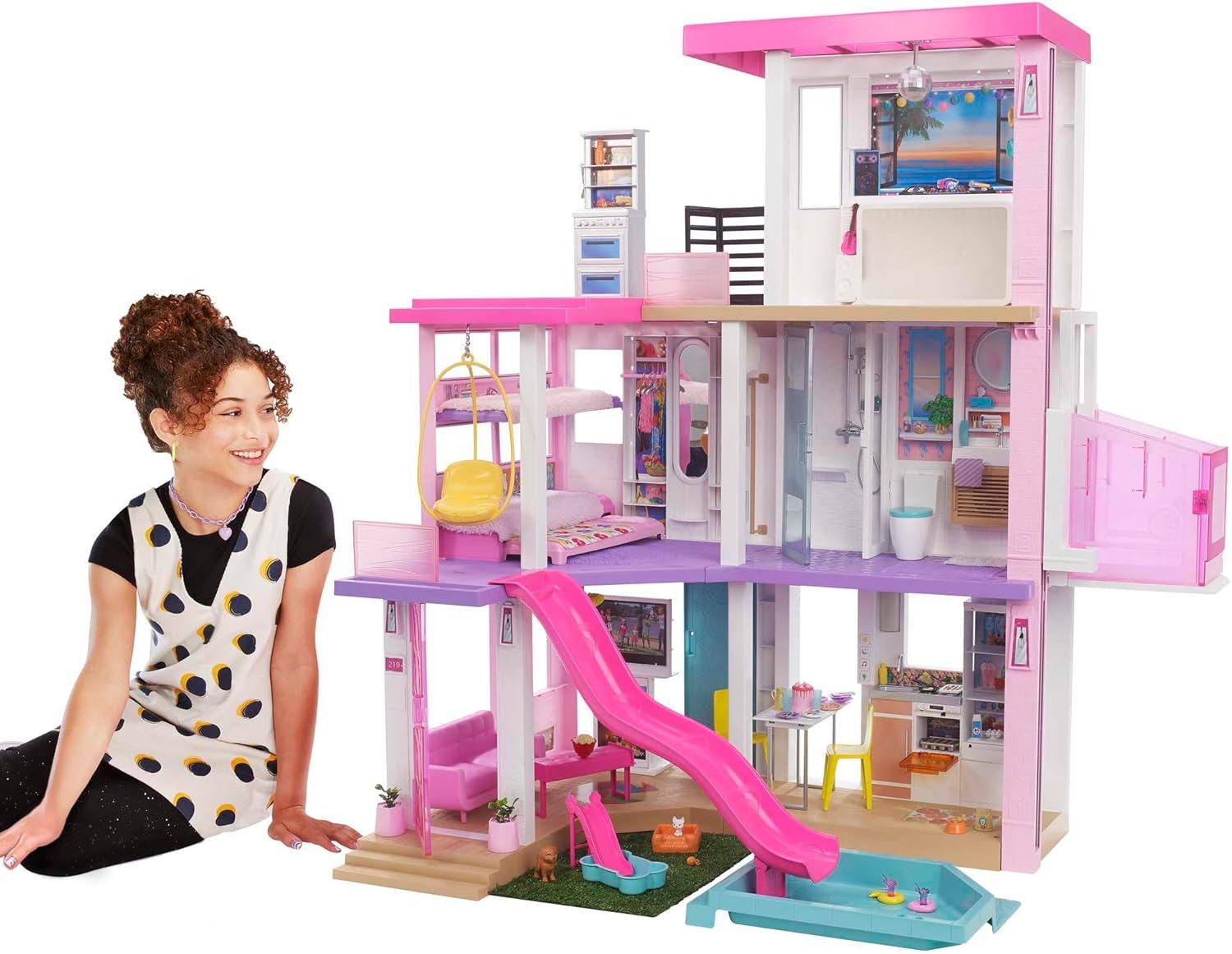 Barbie Puppenhaus Barbie Dream House,als Geschenk für Kinder ab 3 Jahren ge günstig online kaufen