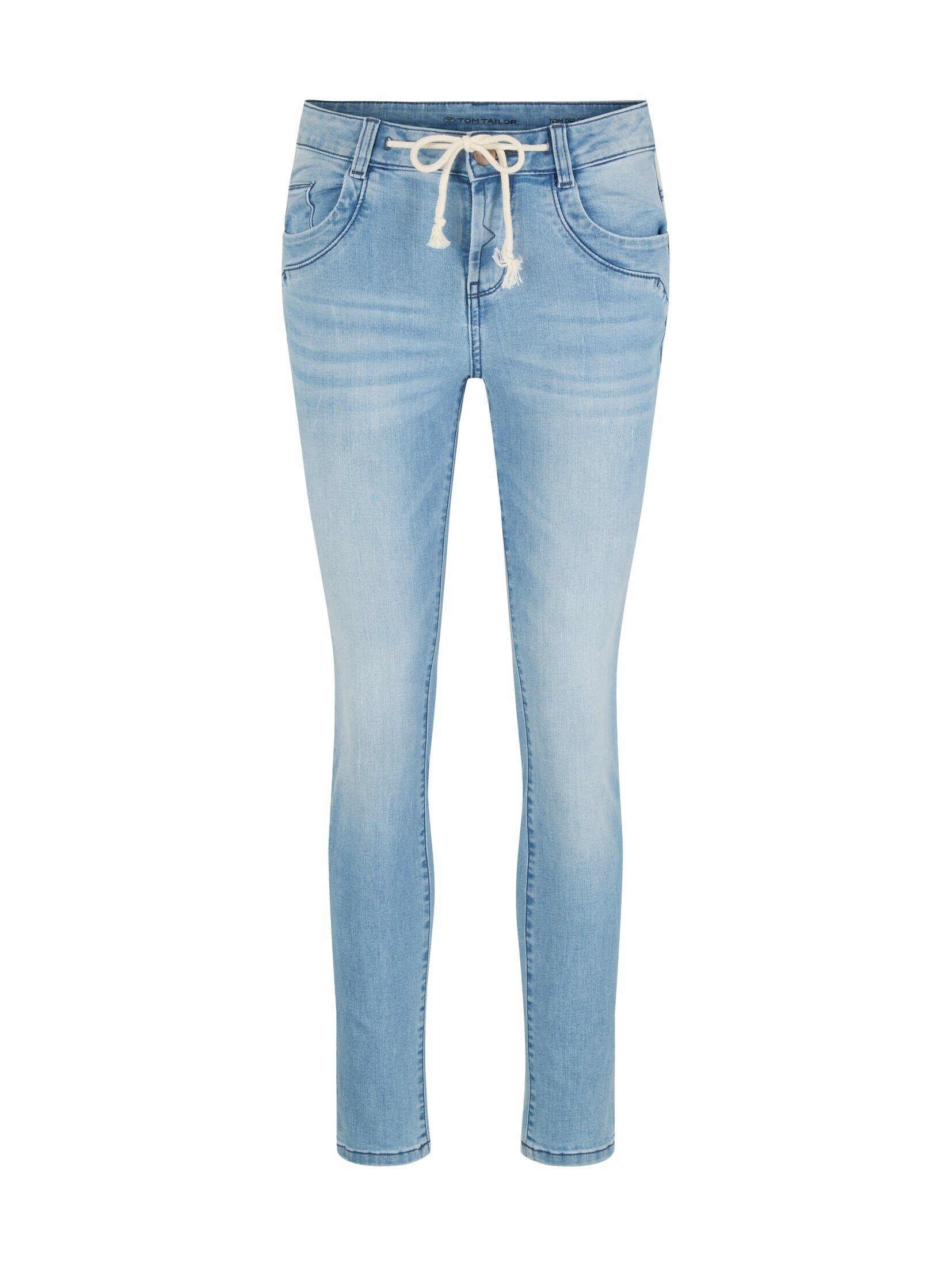 Tapered Blue TOM Denim Light Stone Skinny-fit-Jeans TAILOR Relaxed Jeans