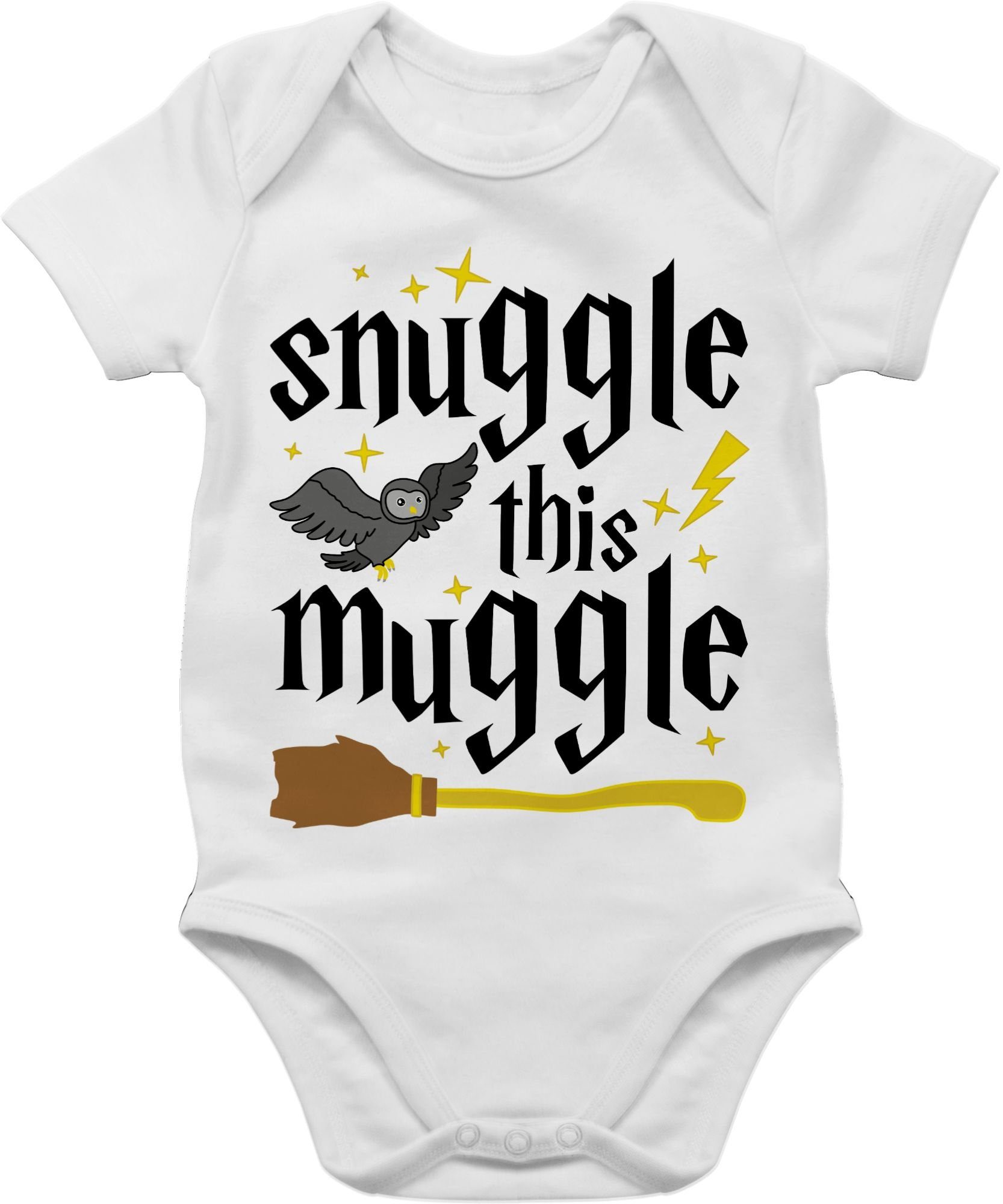 Shirtracer Shirtbody snuggle this muggle Strampler Baby Mädchen & Junge