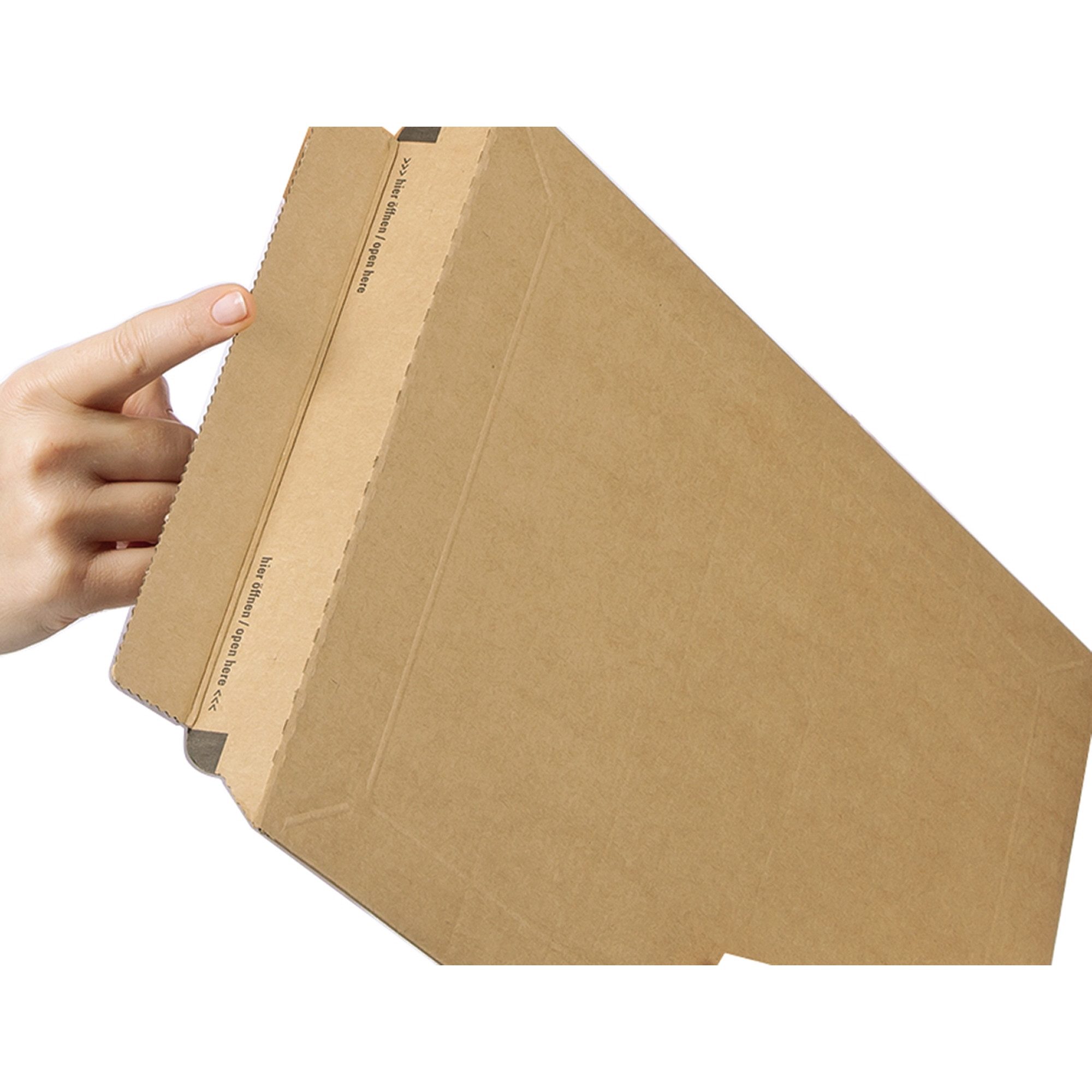 COLOMPAC Versandkarton Versandhülse CP 072.06 10,8x10,8x86cm Wellpappe braun