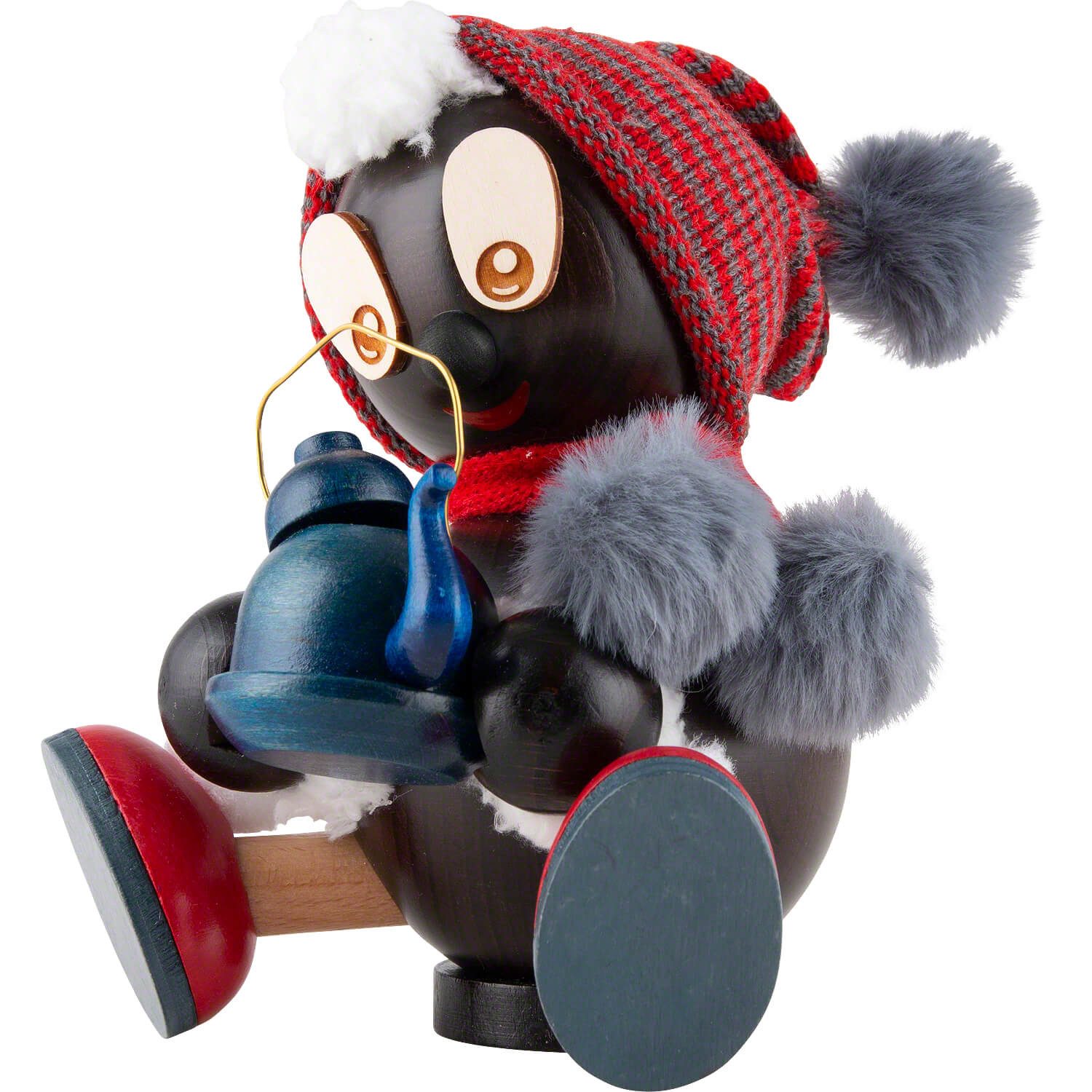 RATAGS Kunsthandwerk Räuchermännchen Pitti mit Teekanne (16cm) Räuchermann günstig online kaufen