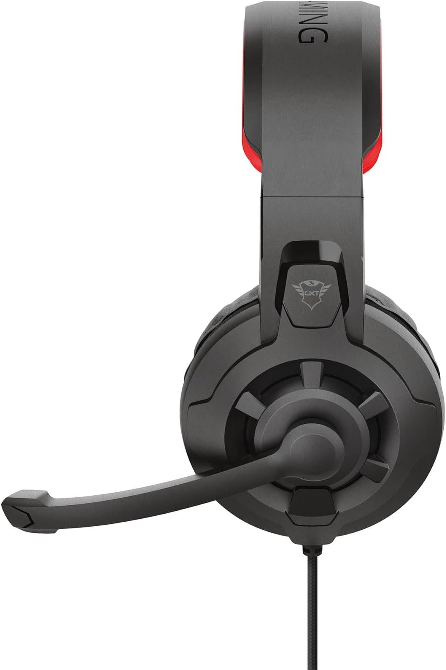 Trust GTX 411 Gaming-Headset (Doppelt, 3,5 mm Anschluss, Eingebautes Mikrofon, Mit Kabel, Lautstärkeregler)