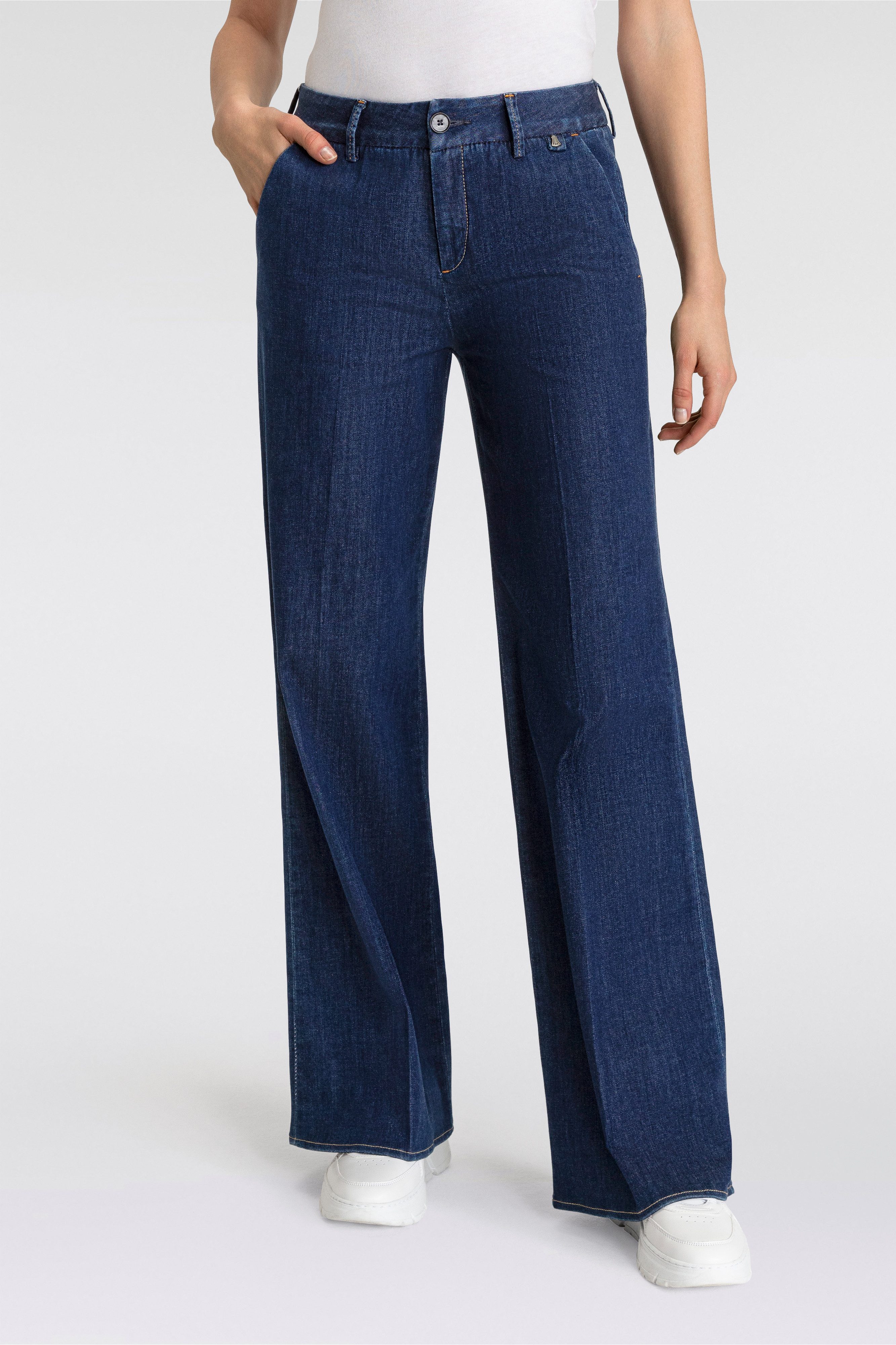 Herrlicher Schlagjeans Lovely Flared Recycled Light Denim günstig online kaufen