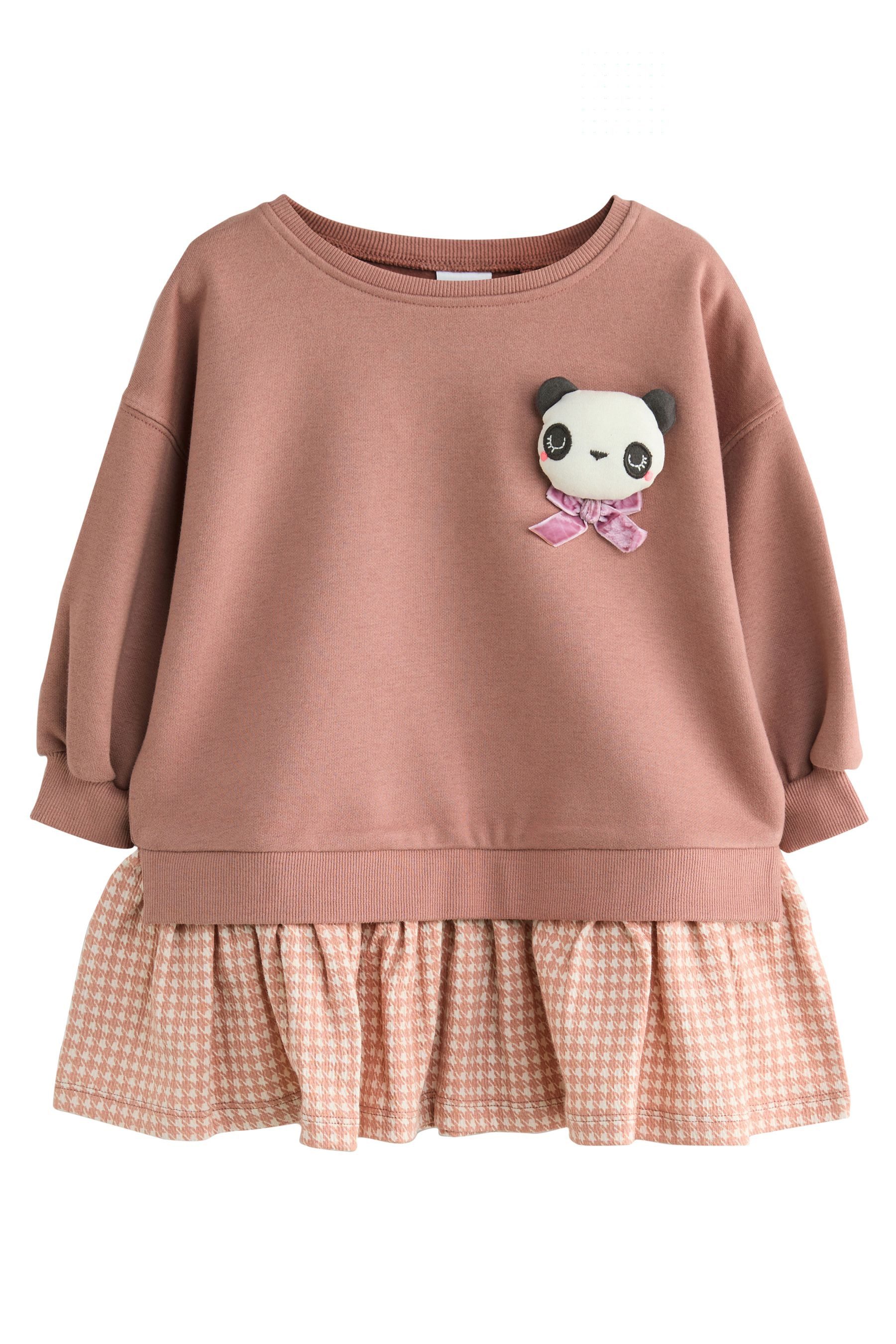 Next Jerseykleid Sweatkleid mit Karomuster (1-tlg) günstig online kaufen
