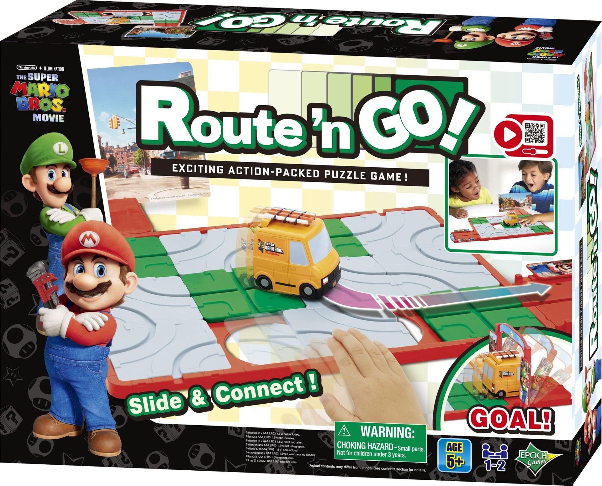 EPOCH Games Spiel Super Mario Route´N Go