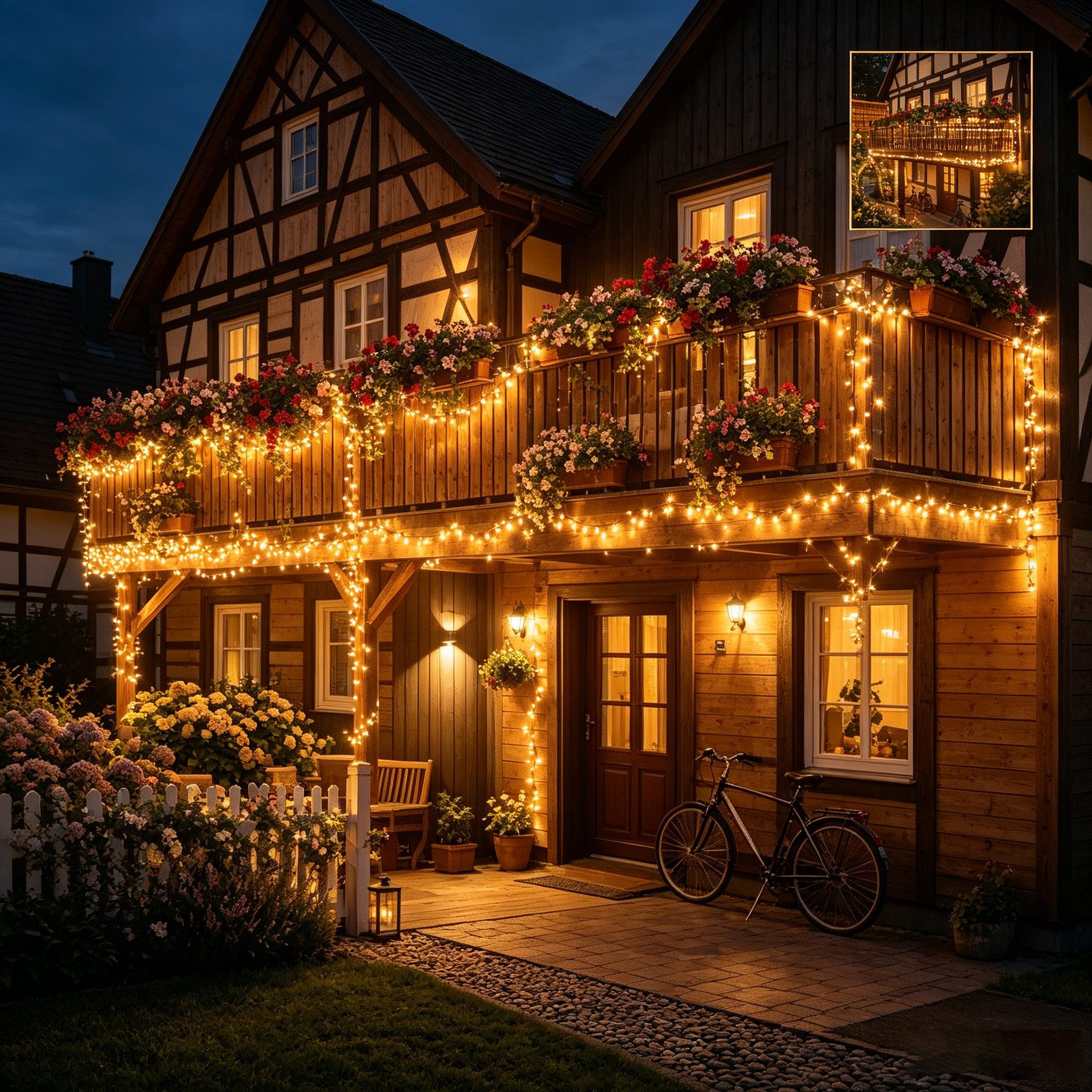 Salcar LED Solarleuchte LED Lichterkette Solar Lichterkette Solar Licht Garten 13Modi Warmweiß, 11,1 m / 560 LEDs / 2cm LED-Abstand / 3 m Zuleitung