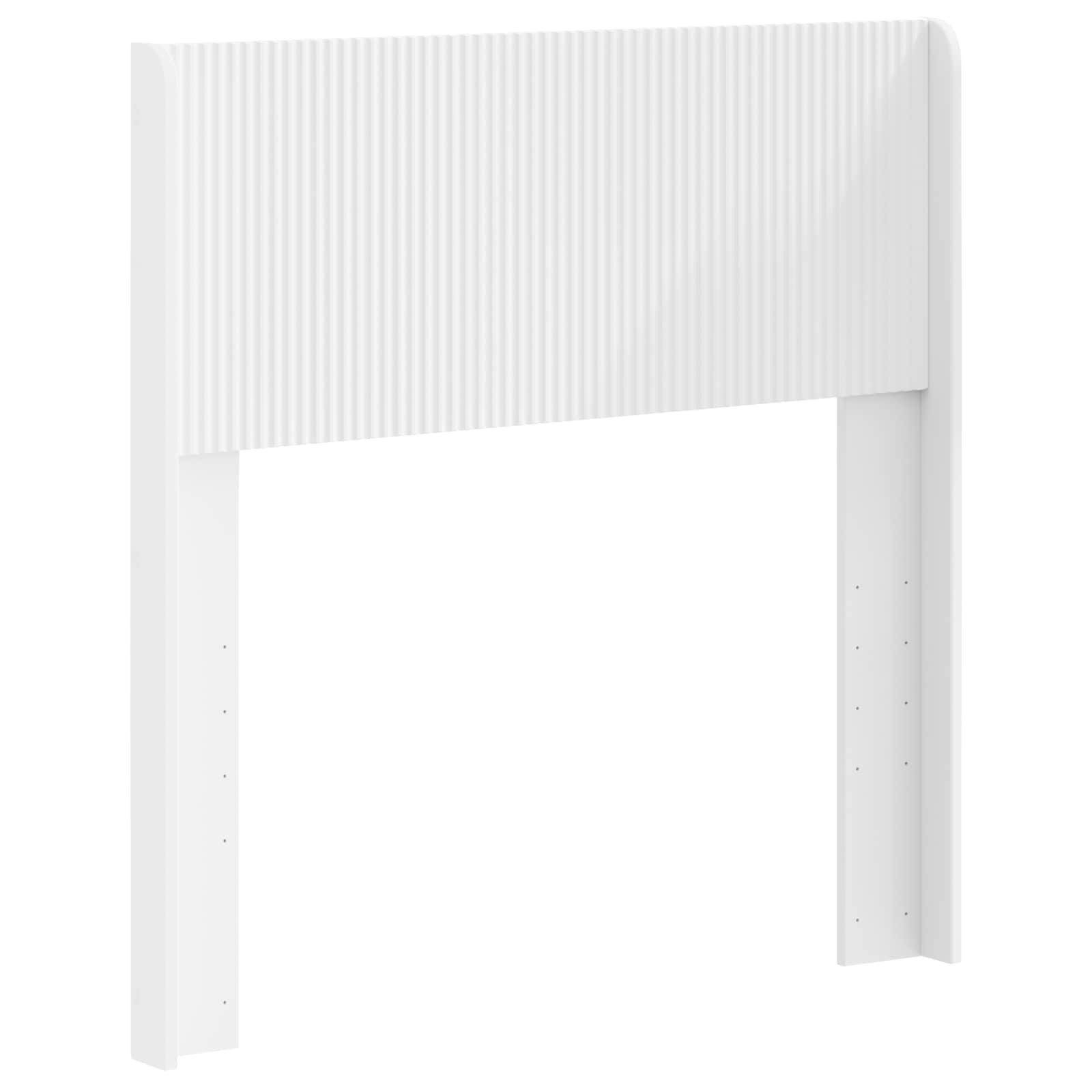 vidaXL Bett Kopfteil Weiß PB (1-tlg)