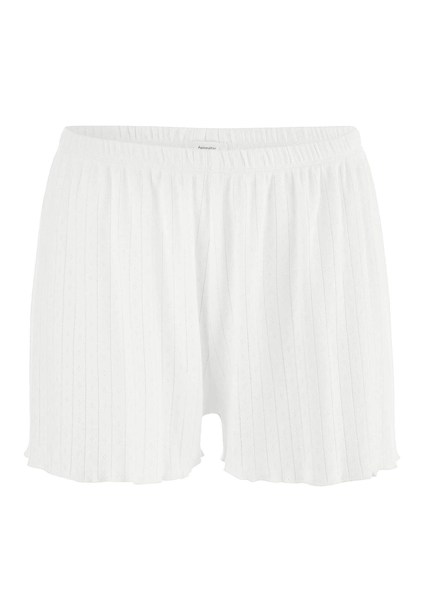 Hessnatur Pyjamahose Regular PURE POINTELLE aus reiner Bio-Baumwolle (1-tlg)