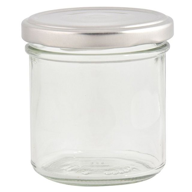 Esschert Design BV Einmachglas, Glas, (1-tlg), kleine Marmeladengläser für bis zu 150 ml geeignet mit praktischem Drehverschluss transparent