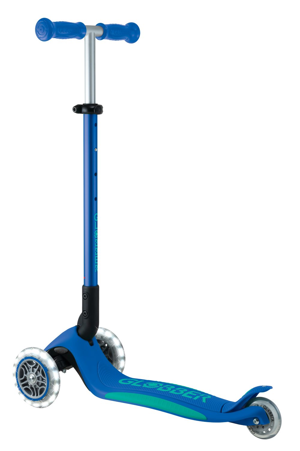 Globber Tretroller ELITE LIGHTS, mit Leuchtrollen