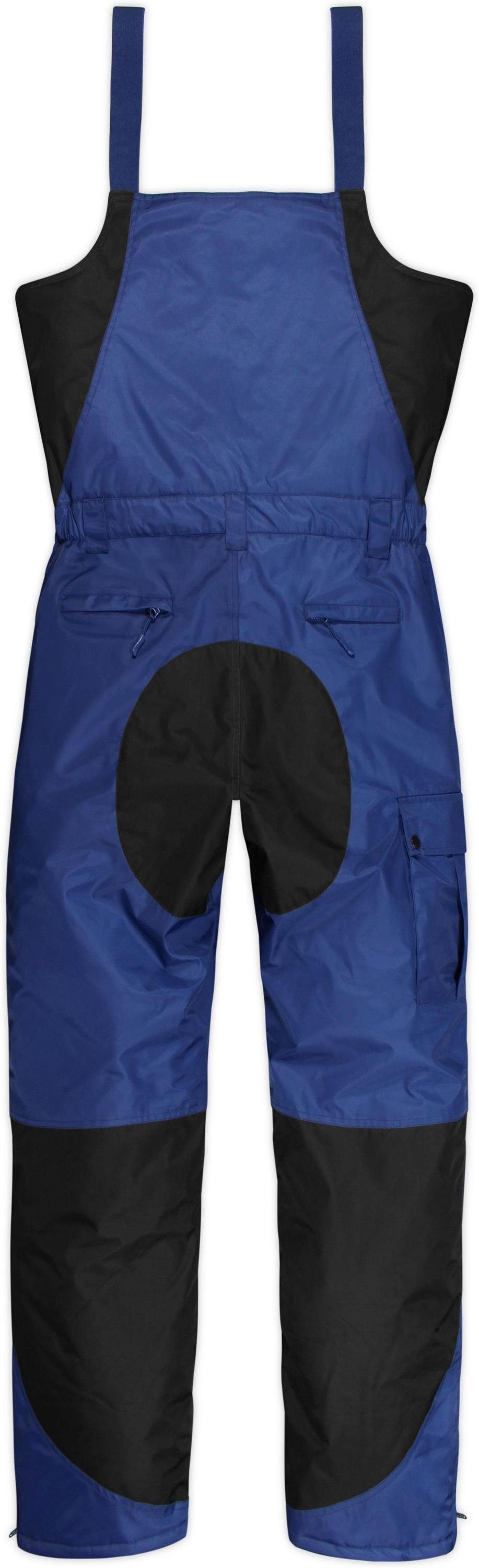 normani Thermohose Damen Thermohose Peak Wasserdichte Winterhose Latzhose gefütterte Skihose mit Hosenträgern