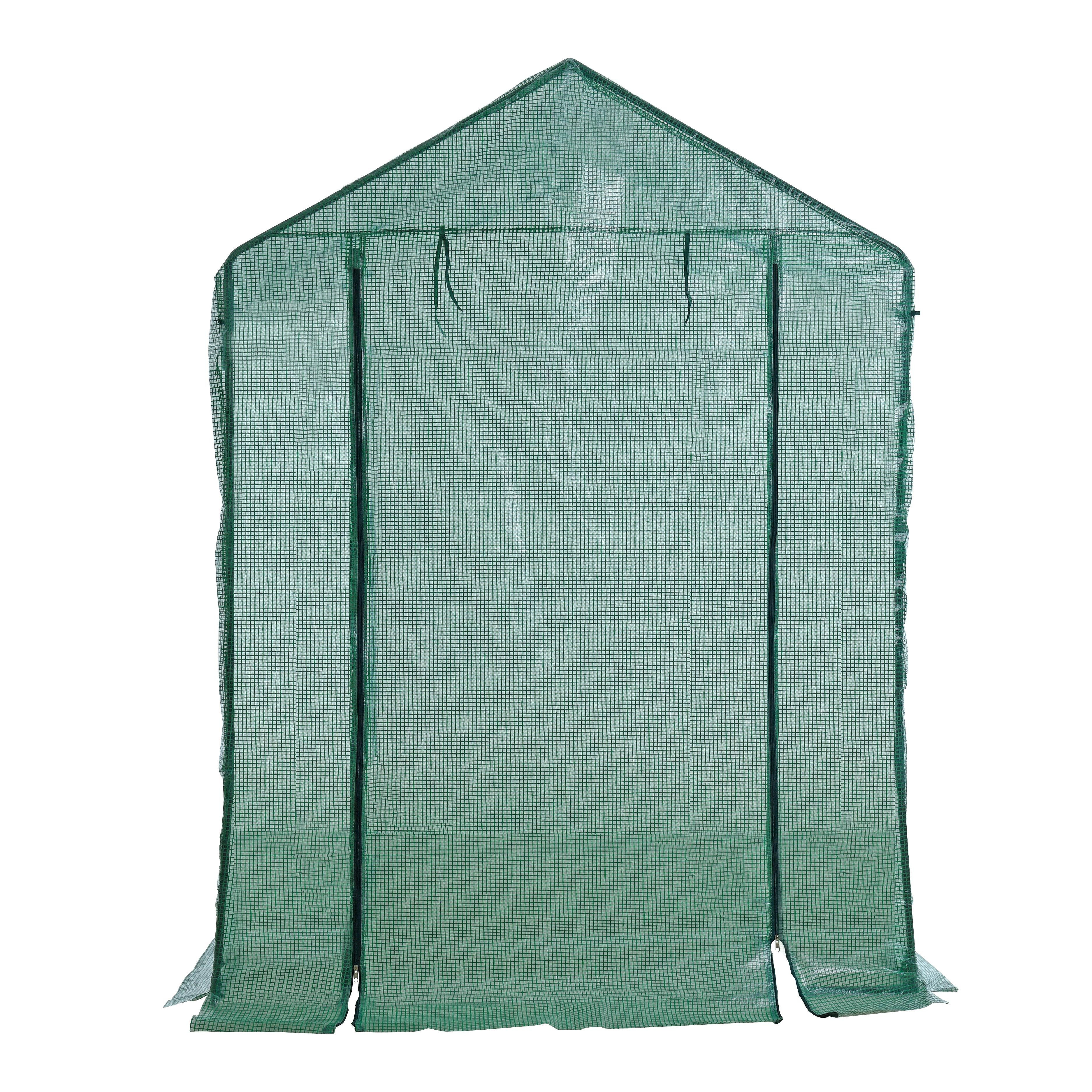 ESTEXO Gewächshaus Folie für Foliengewächshaus Tomatengewächshaus 143x143x195 cm