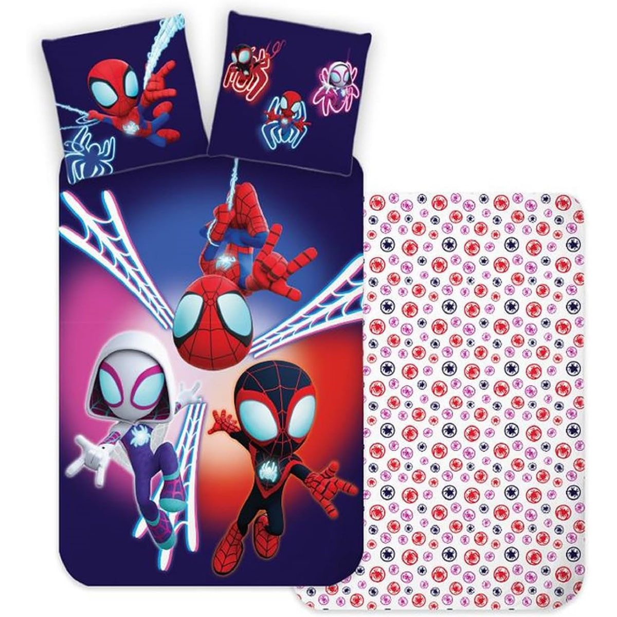 MARVEL Kinderbettwäsche Marvel Spidey Amazing Friends Kinderbettwäsche Ghos günstig online kaufen