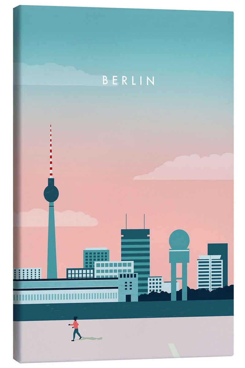 Posterlounge Leinwandbild Katinka Reinke, Berlin, Minimalistisch Illustration