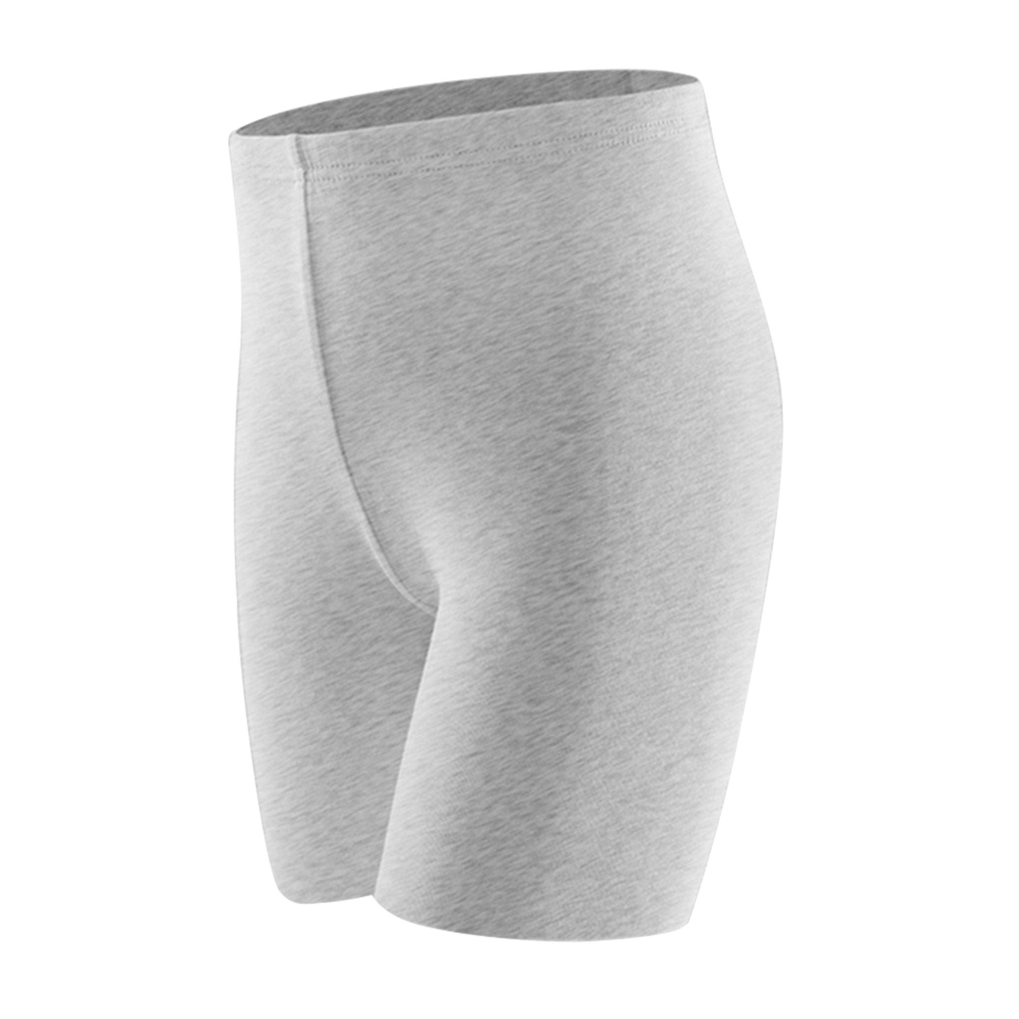 (1er-Pack) Grau aus Kurz Baumwolle Mädchen L&K-II Radlerhose 4532 Leggings Radlerhose