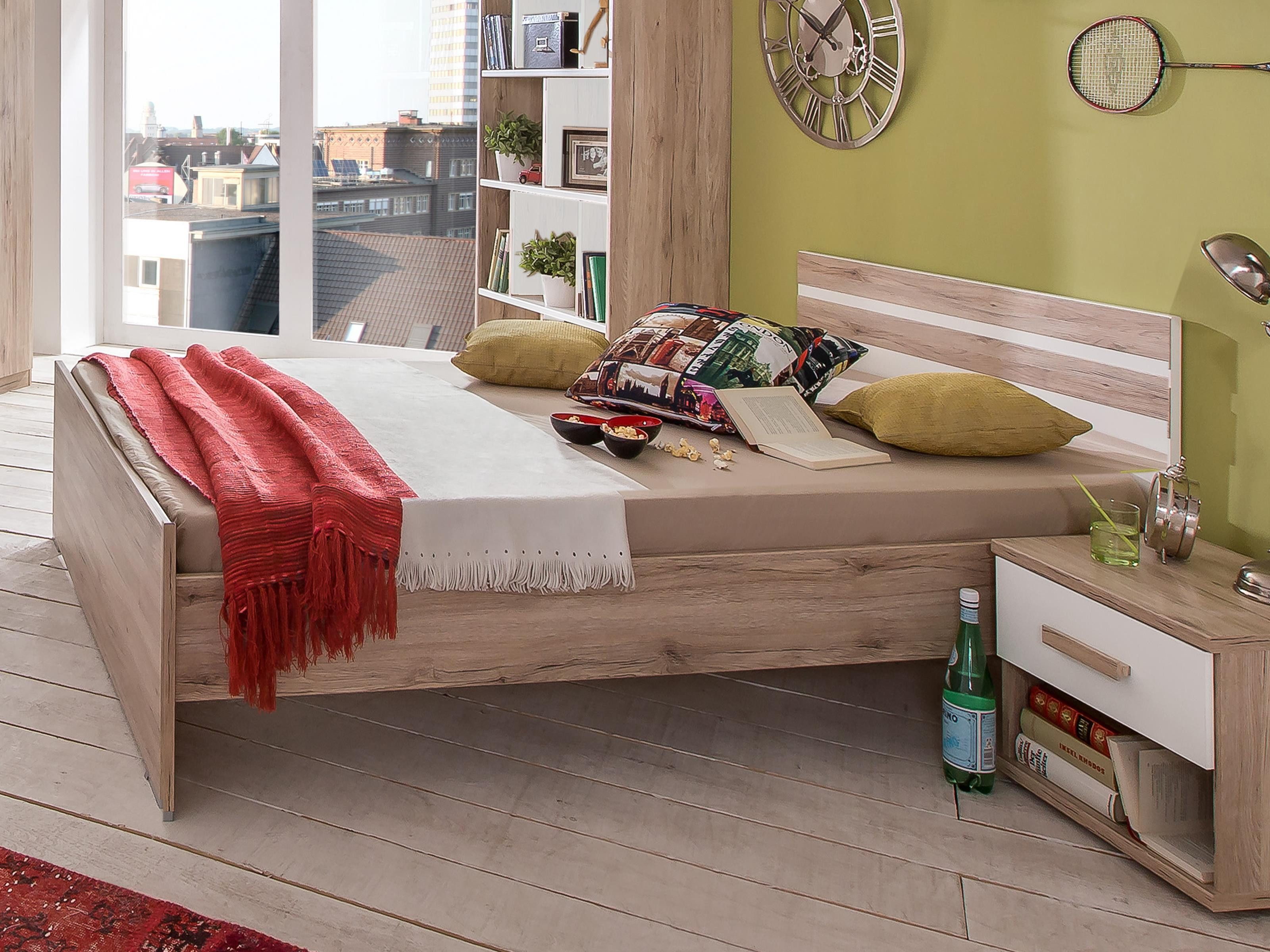 möbelando Bett Canton, 146 x 72 x 204 cm (B/H/T)