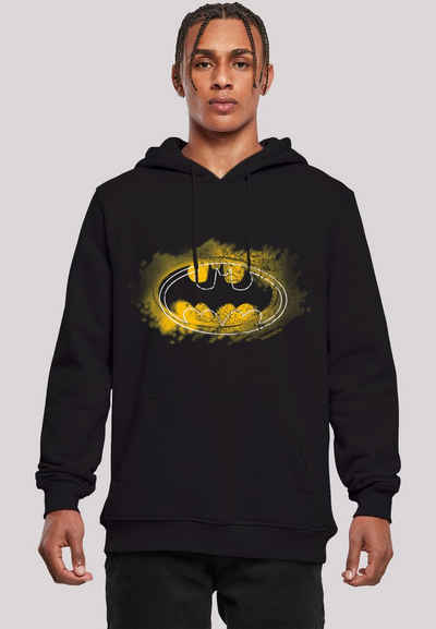 F4NT4STIC Sweatshirt DC Comics Batman Spray Logo Herren,Premium Merch,Slim-Fit,Kapuzenpullover,Bedruckt
