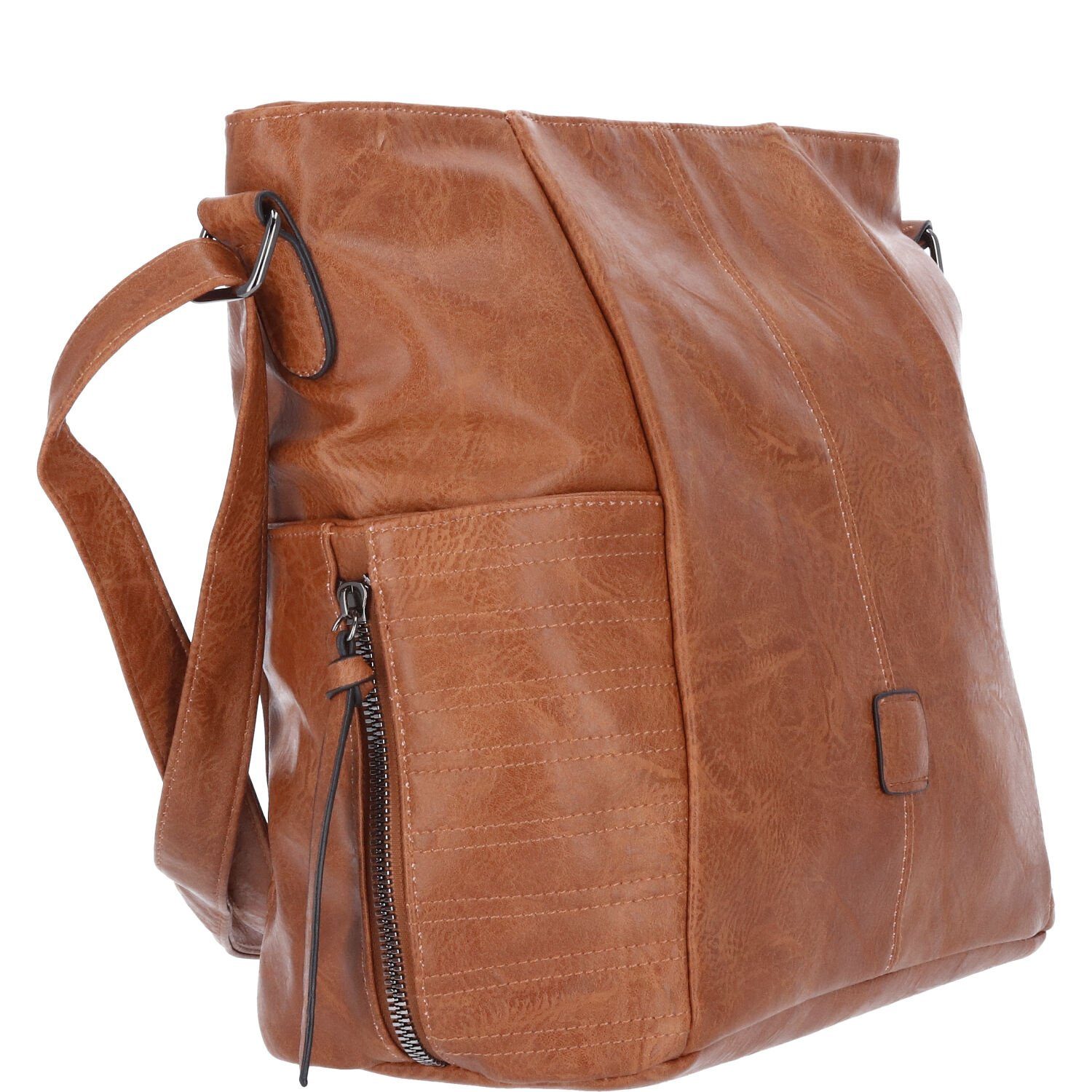 Antonio Umhängetasche Antonio Damen Handtasche Camel günstig online kaufen