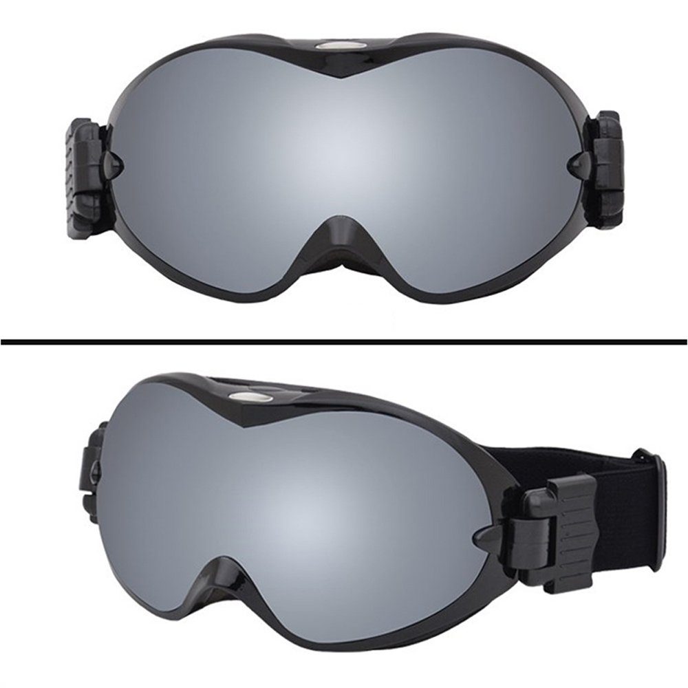 praktischer mit Für (1-St), Snowboardbrille, Erwachsene, Schutz, Anti-Beschlag-Beschichtung UV-Schutz, Schutzbrille Skibrille UV Dekorative silber Skibrille