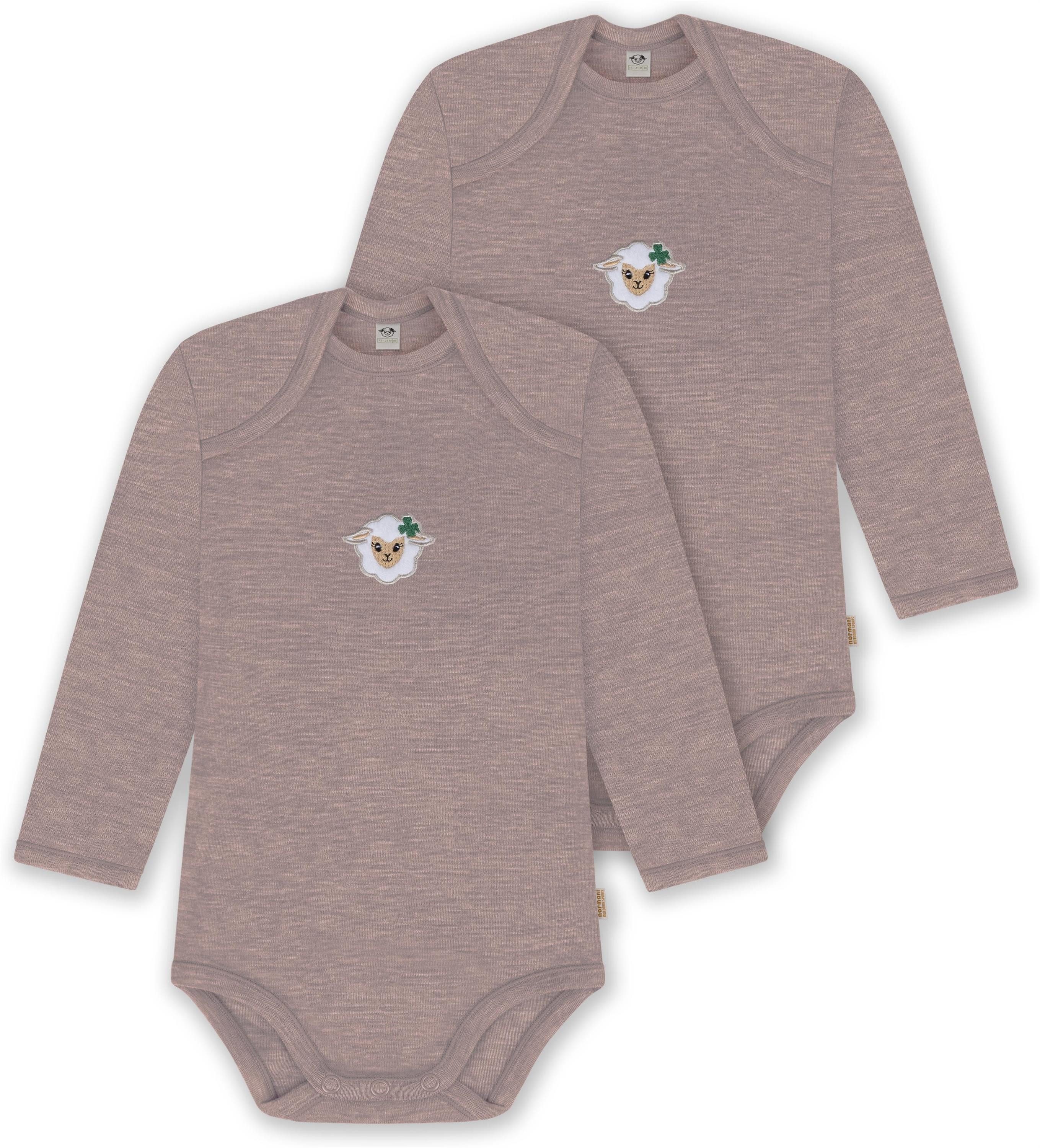 Langarmwickelbody 2er Pack Baby Merino Body Langarm Auckland