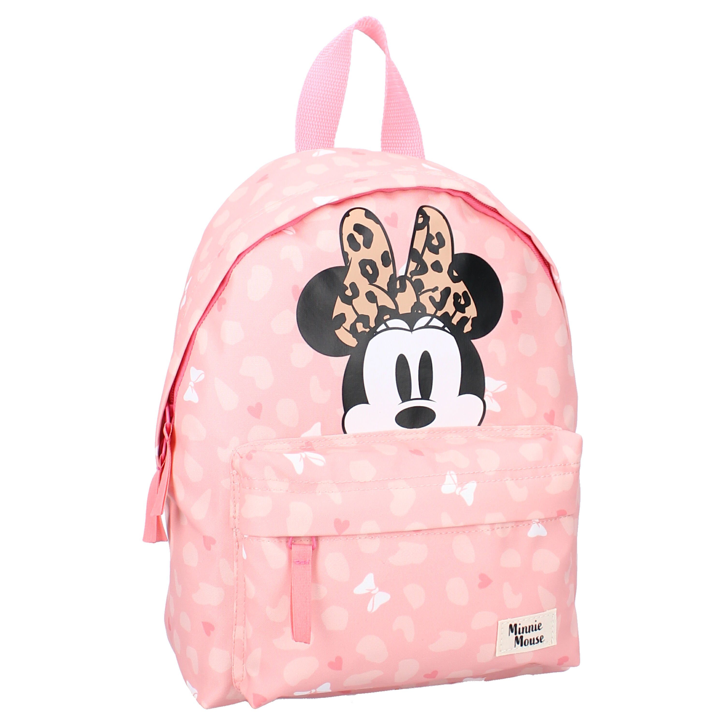 Kinderrucksack Mäppchen Minnie Minnie Disney mit Mouse Maus Set (Set) Rucksack