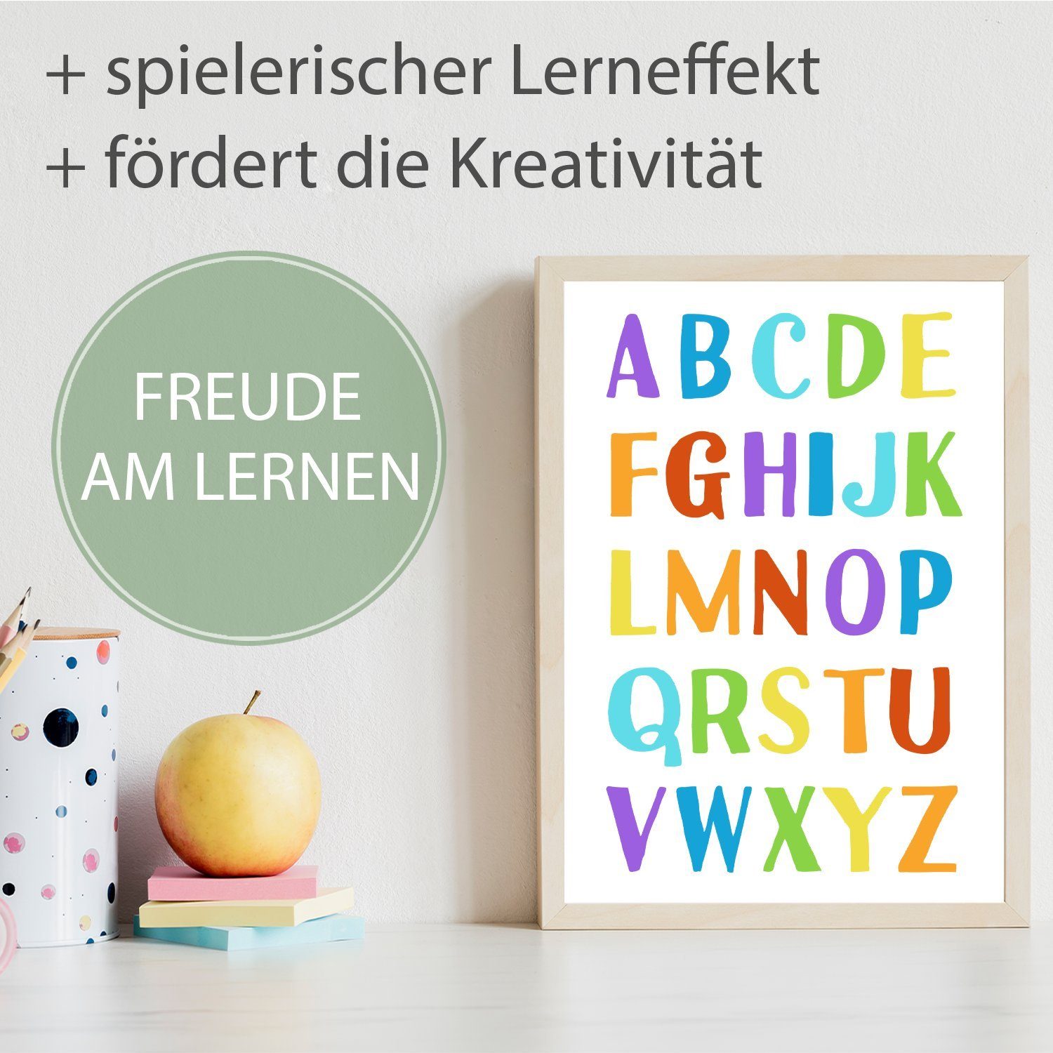 Tigerlino Poster 4er Set ABC, Zahlen, günstig online kaufen