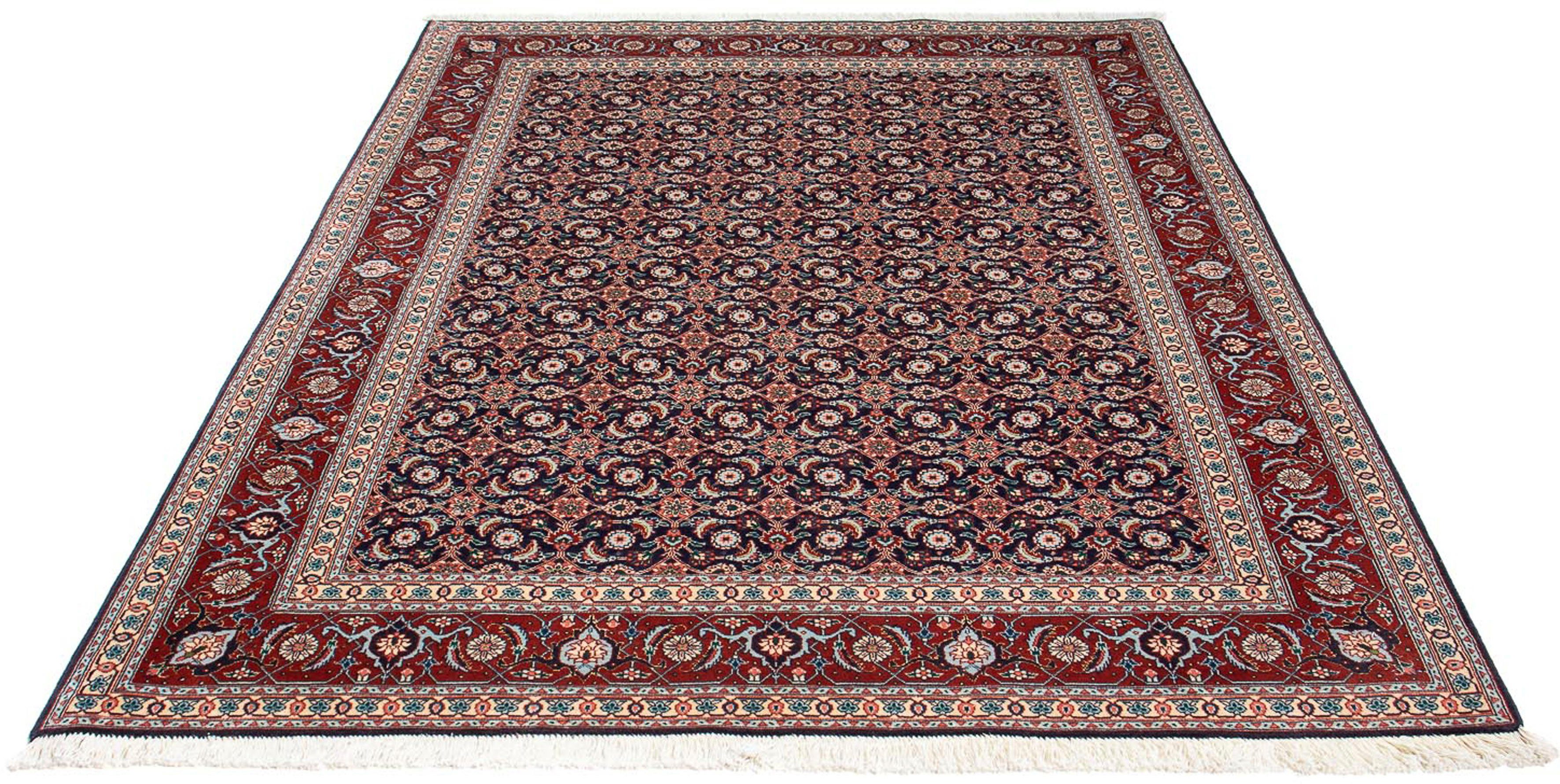 Orientteppich Perser - Täbriz - Royal - 200 x 153 cm - mehrfarbig, morgenland, rechteckig, Höhe: 7 mm, Wohnzimmer, Handgeknüpft, Einzelstück mit Zertifikat | Kurzflor-Teppiche