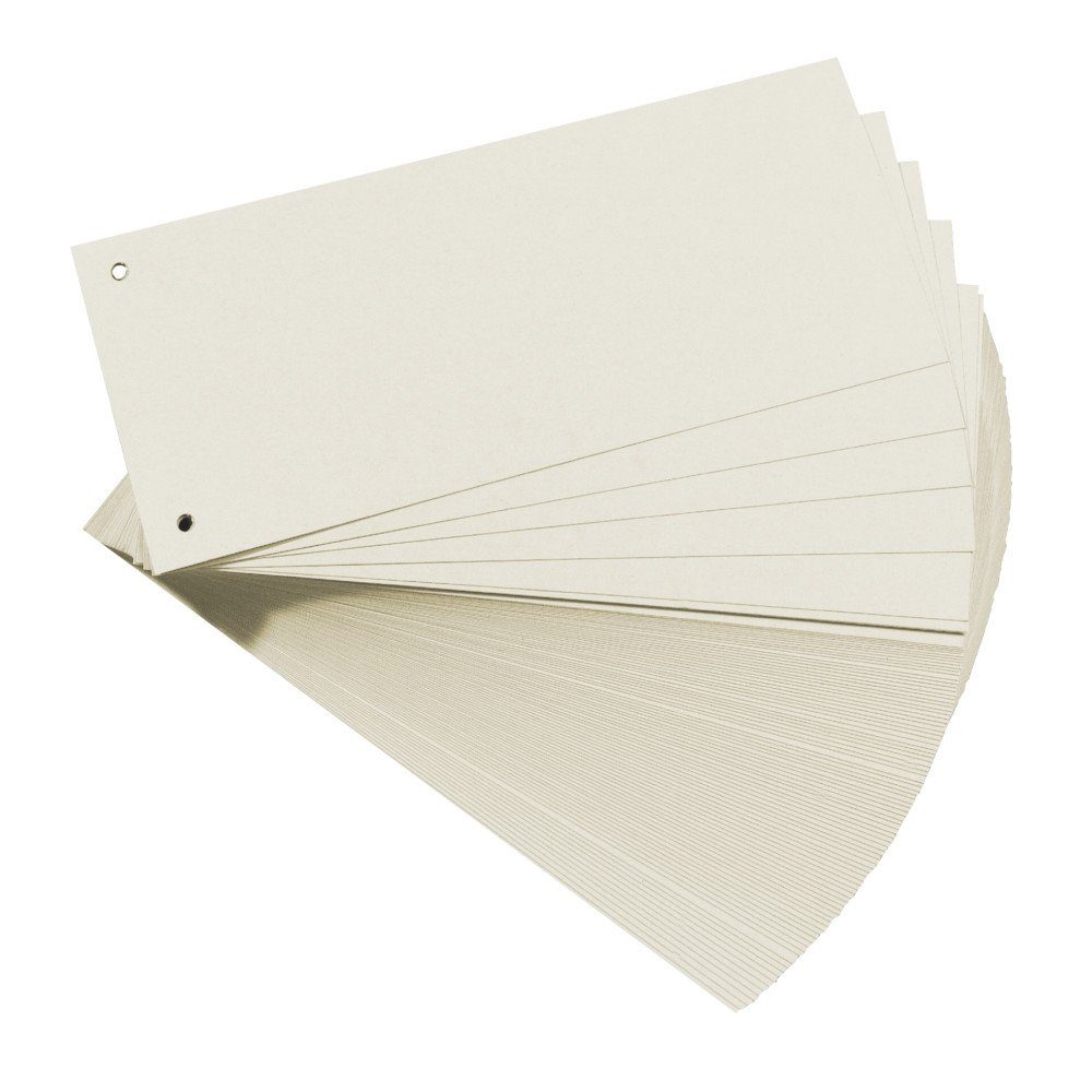 Herlitz Скріпки паперу 100 Herlitz Розділювальні смужки / 180g / Farbe: weiß