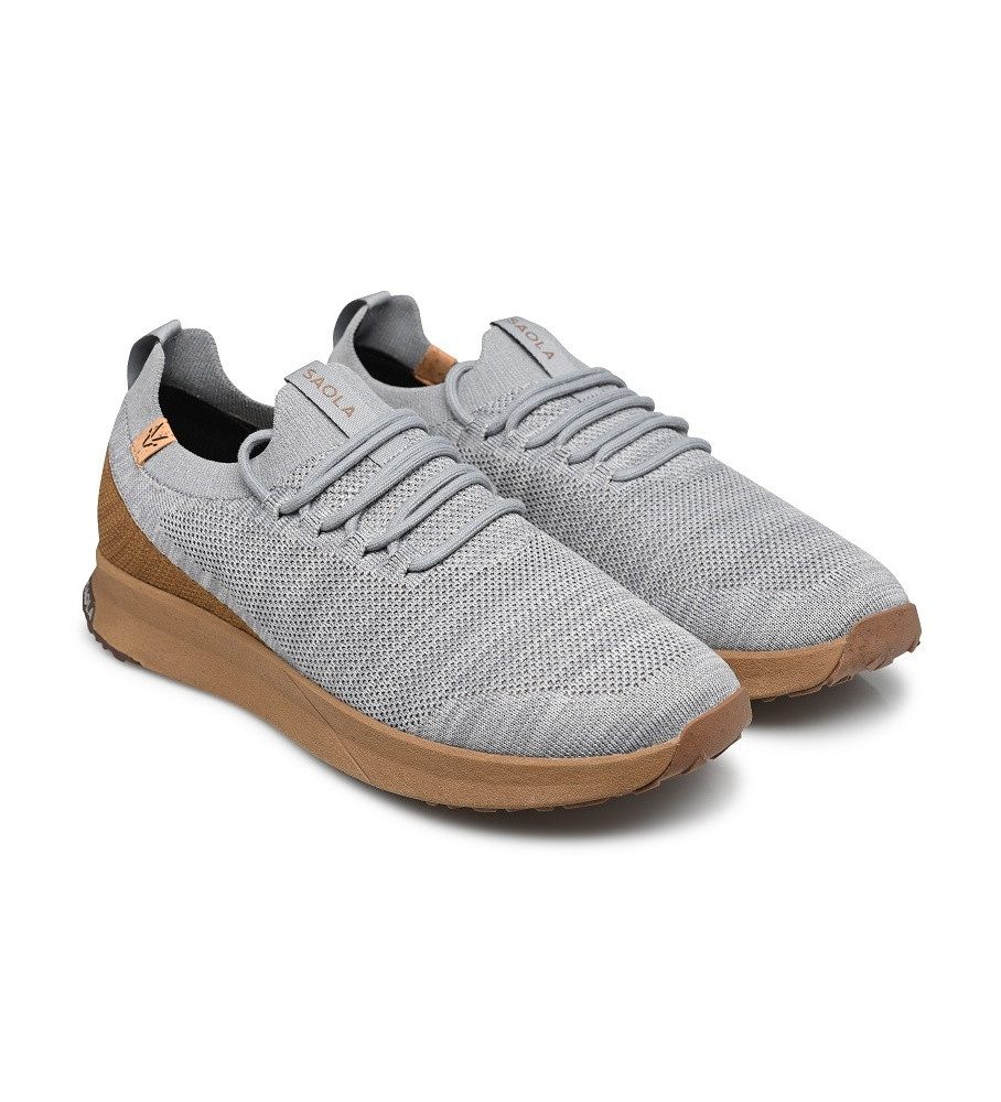 SAOLA Tsavo 2.0 Waterproof (gestricktes Obermaterial, wasserdicht) grau Sneaker