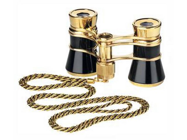 Eschenbach Optik Eschenbach Opernglas Glamour 3x25 schwarz-gold mit Kette F günstig online kaufen
