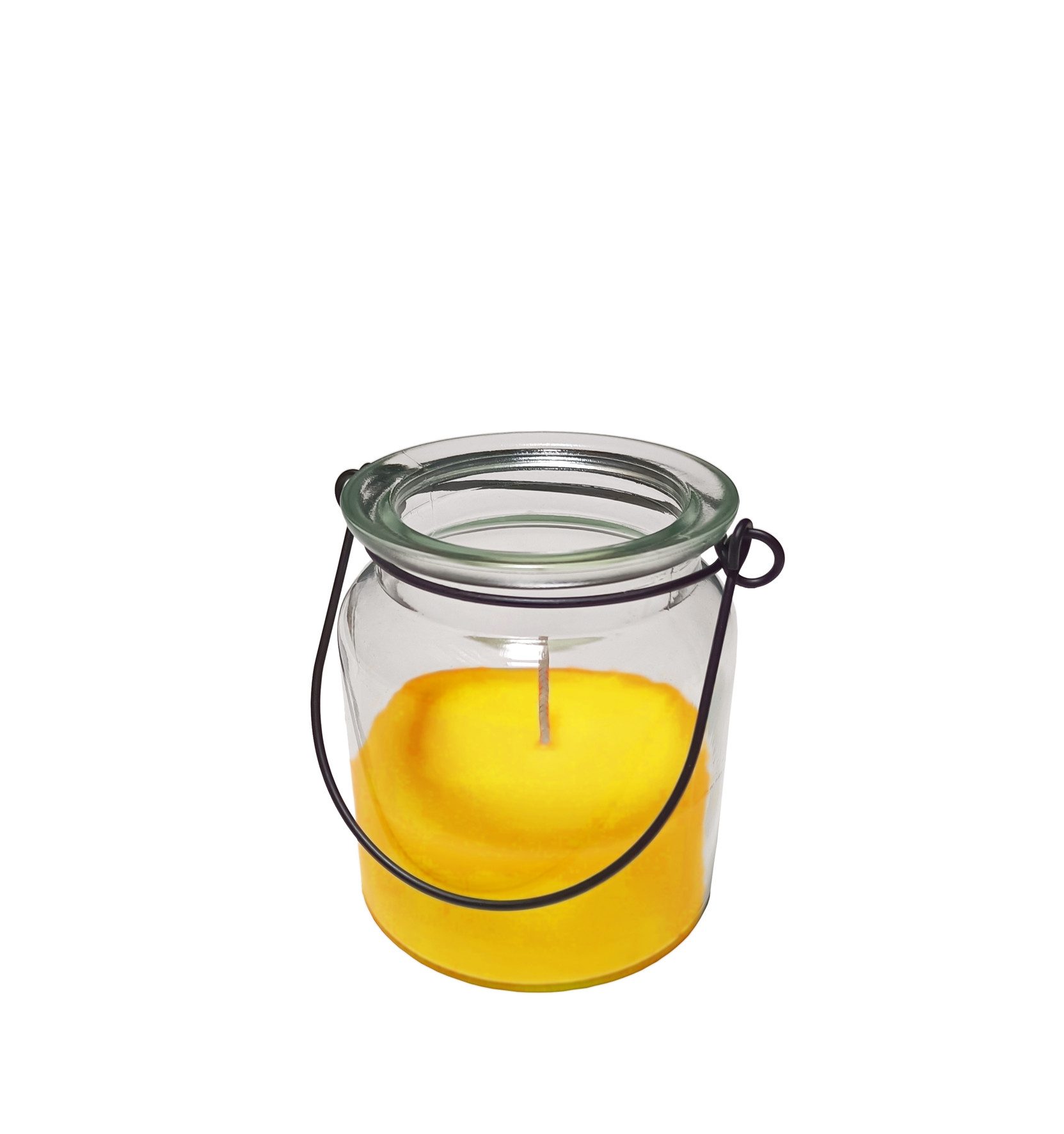 Kaheku Windlicht Kaheku Kerze im Glas Mavio, gelb, 9 cm hoch, 336047860