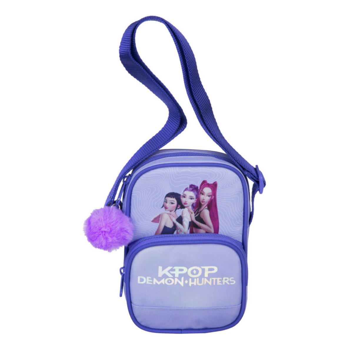 K-Pop Demon Hunters Schultertasche Kinder Tasche 19 × 12,5 × 6 cm mit Motiv und Schultergurt (1-tlg) – Bild 3 von 4