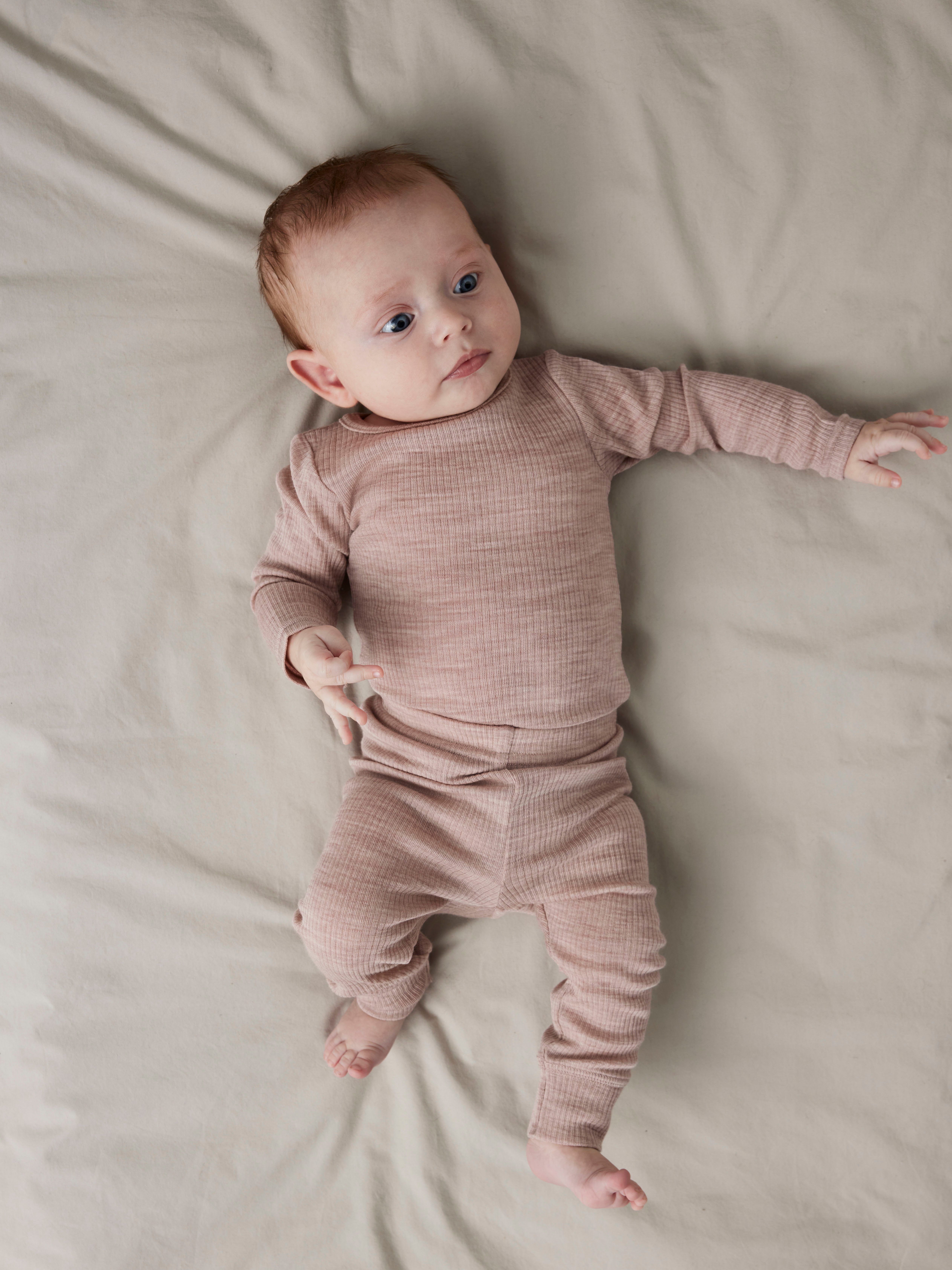 Name It Langarmbody NBNWAX WOOL RIB LS BODY NOOS aus reiner Merinowolle