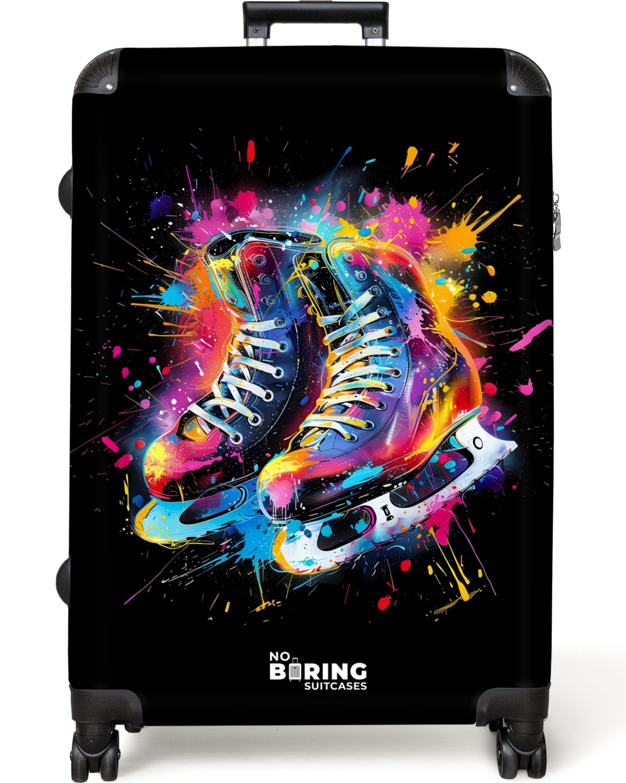 NoBoringSuitcases.com© Hartschalen-Trolley Skaten mit buntem Graffiti günstig online kaufen