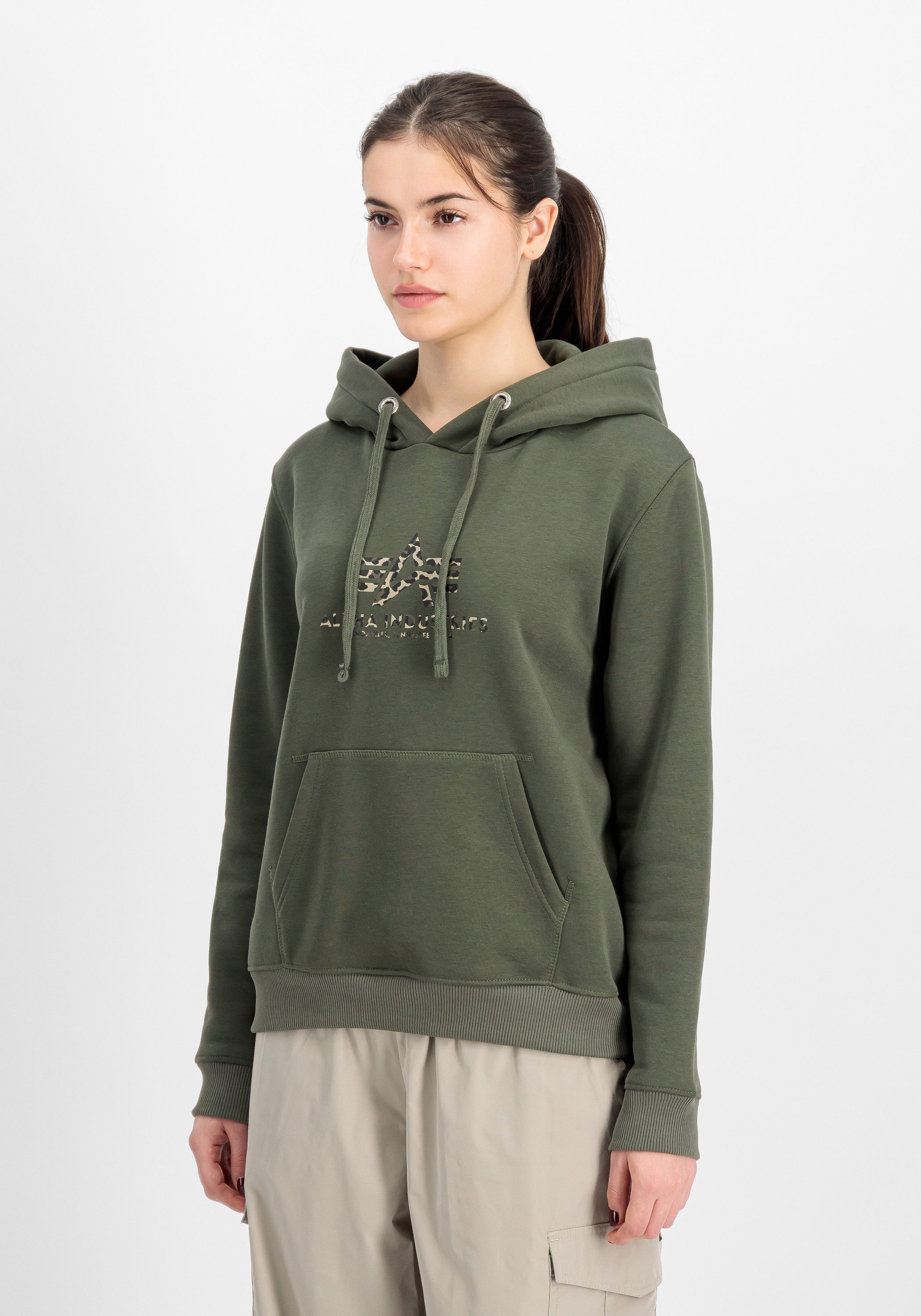 Alpha Industries Kapuzensweatshirt Basic Hoodie BL Mirror Leo W