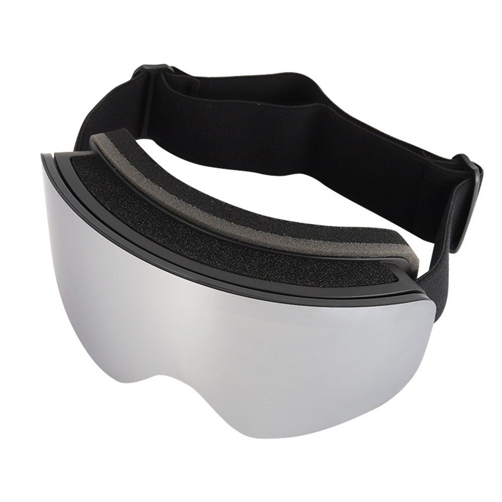 Wind Skibrille Sand gegen Silberfarben und Rouemi für Outdoor-Sportbrille Erwachsene, Skibrille