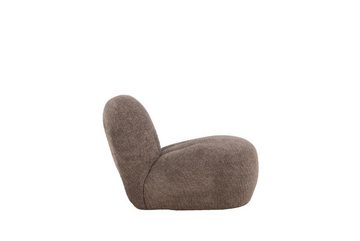 BOURGH Loungesessel OMAHA Lounge Sessel - Relaxsessel mit Boucle Stoff in braun