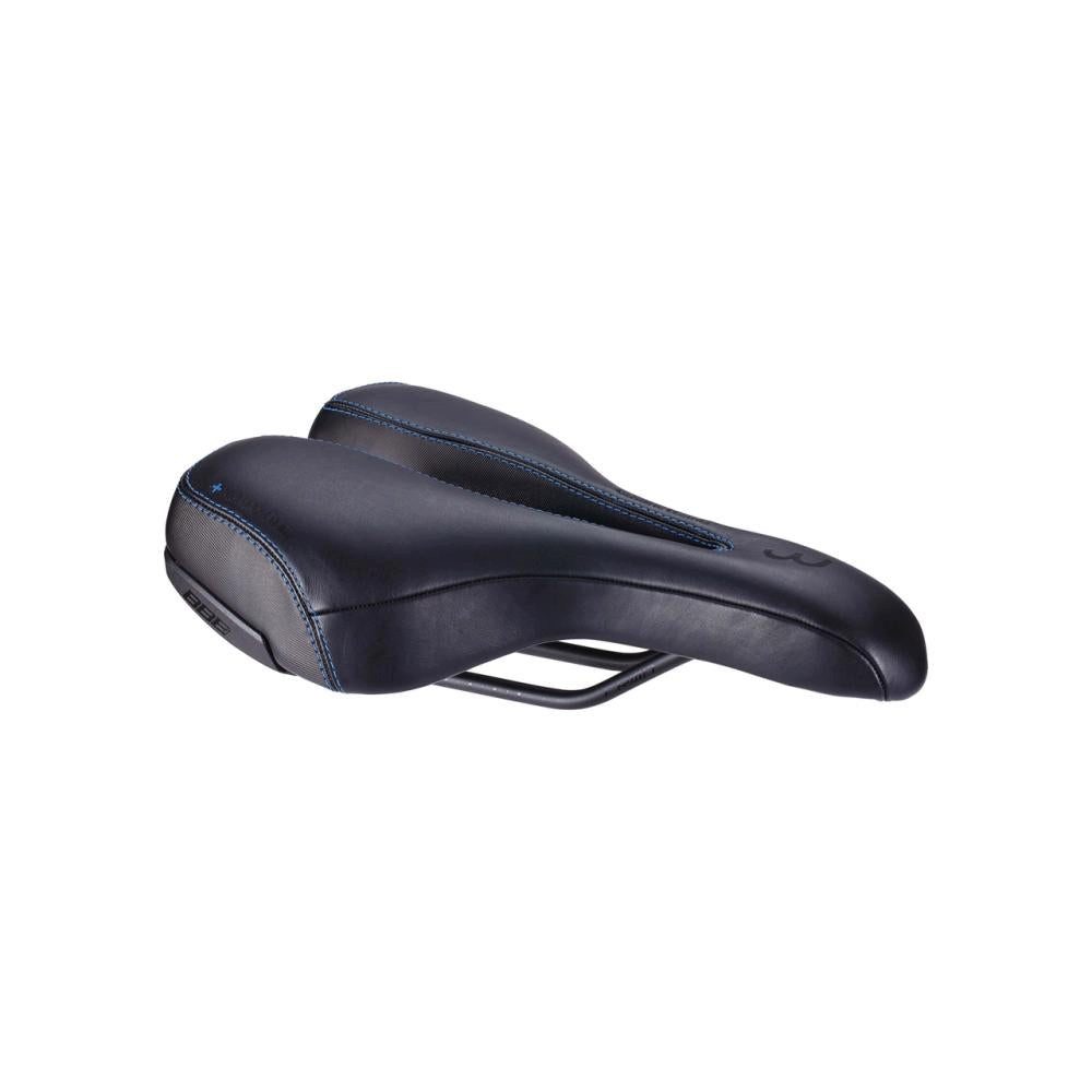 BBB Fahrradsattel BBB Sattel SportPlus Active Leather 170 schwarz