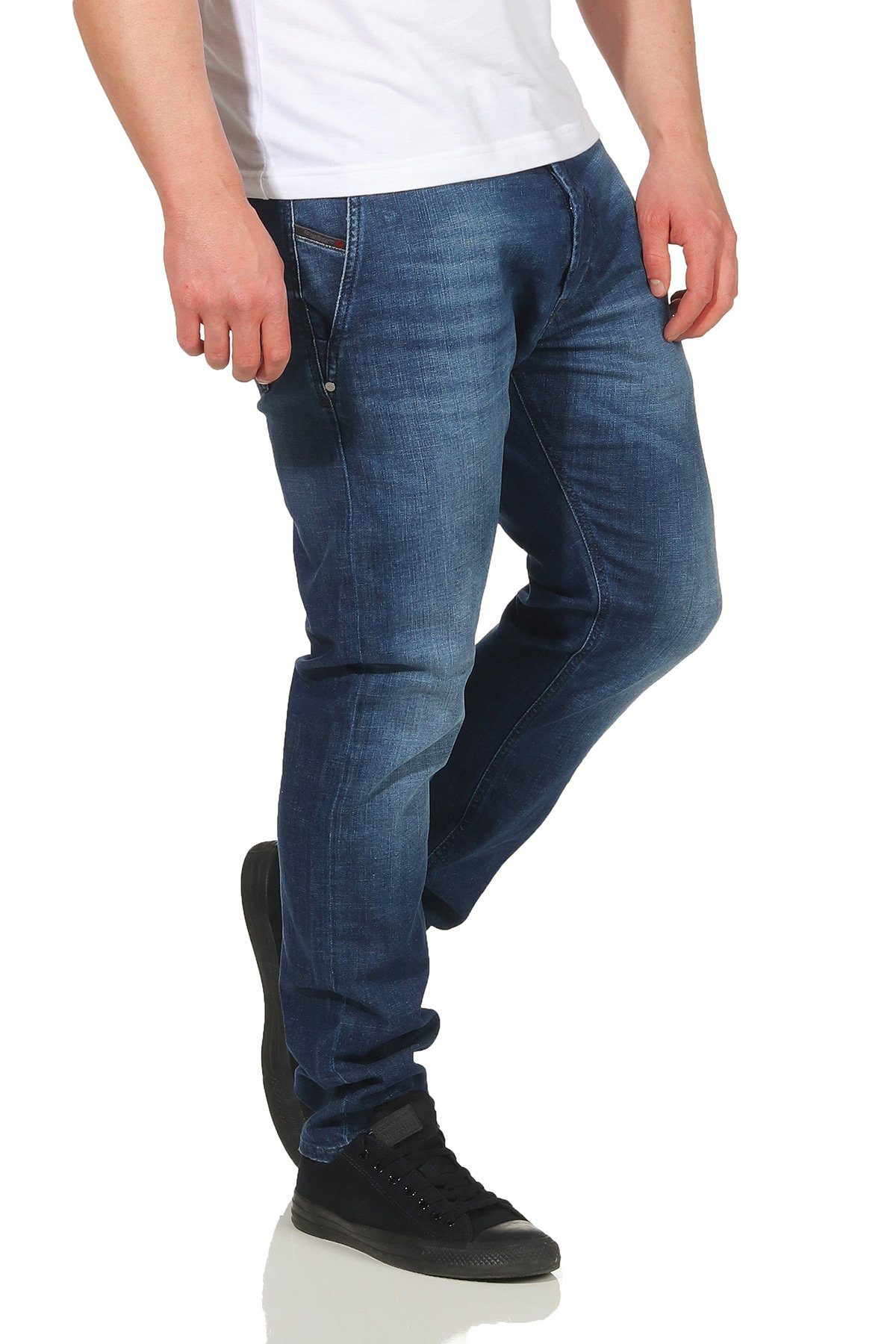 Diesel Röhrenjeans Diesel Herren Röhrenjeans - KAKEE 084MW - 0860L Chino Style Cut 5-Pocket-Style, mit Stretch-Anteil, Slim Skinny Jeans